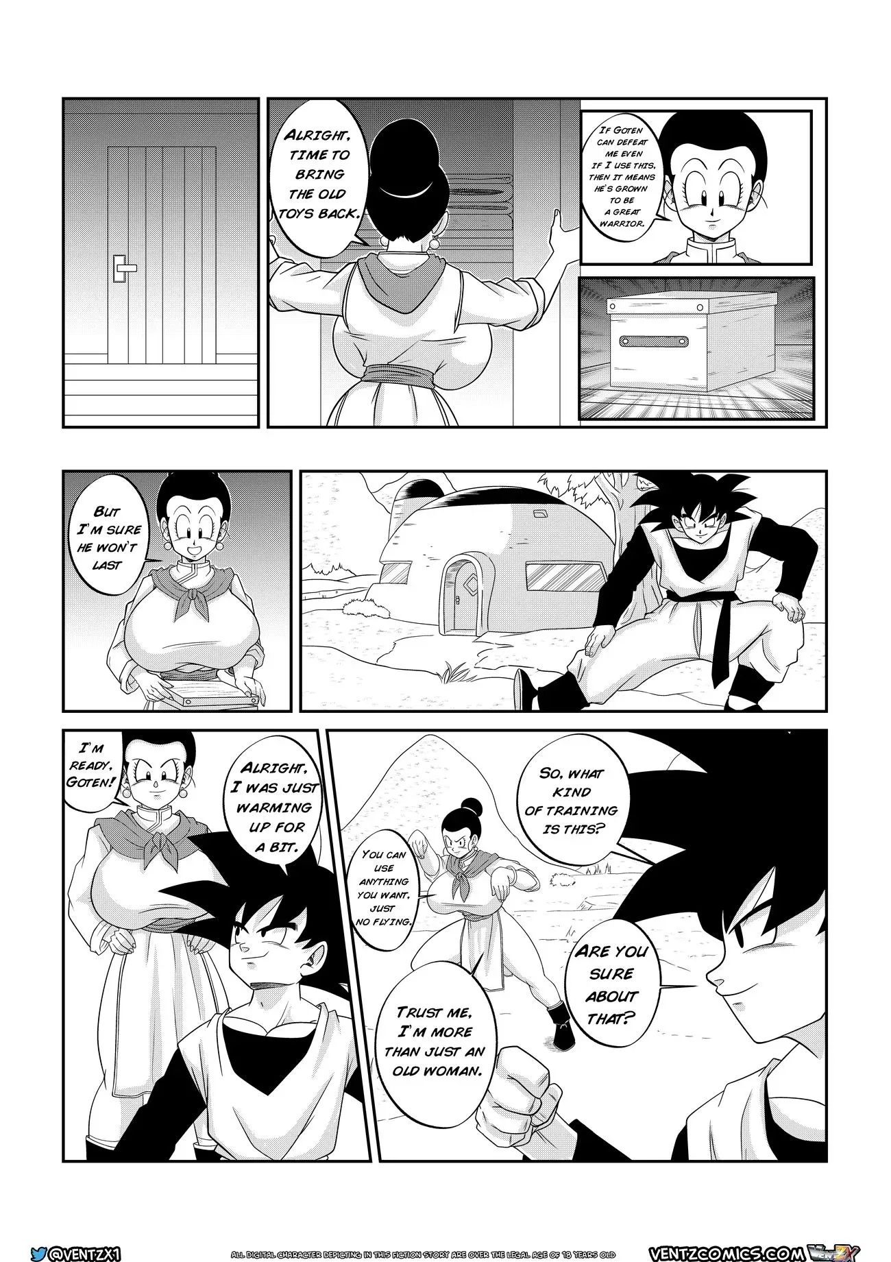 Chichi’s Special Training (Dragon Ball Z) - 1 . Super Dragon Ball: Eros - Chichi's Special Training  - Page 4