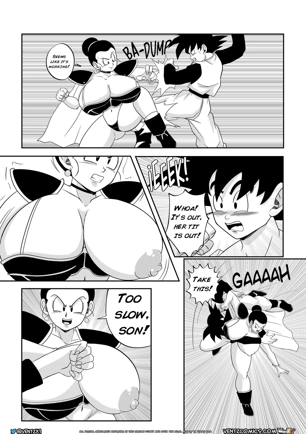 Chichi’s Special Training (Dragon Ball Z) - 1 . Super Dragon Ball: Eros - Chichi's Special Training  - Page 7