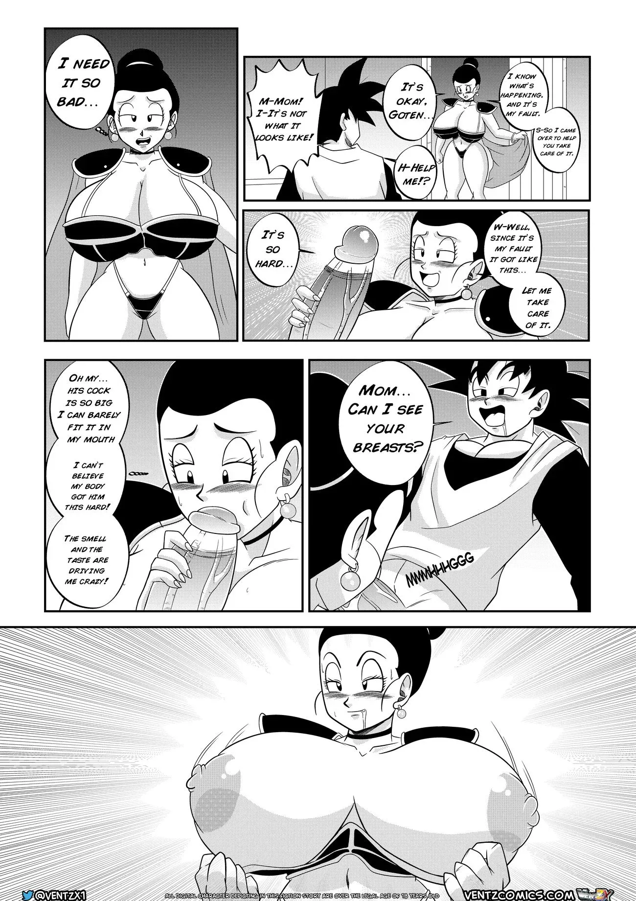 Chichi’s Special Training (Dragon Ball Z) - 1 . Super Dragon Ball: Eros - Chichi's Special Training  - Page 9