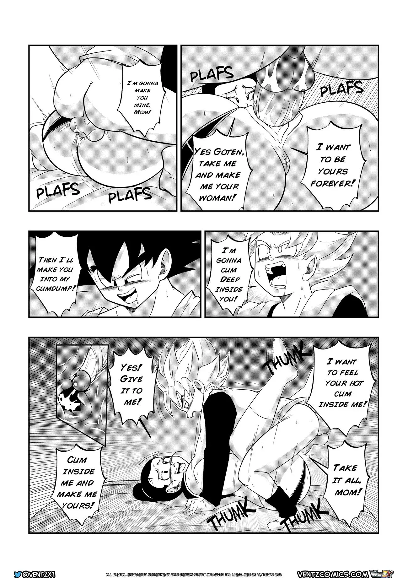 Chichi’s Special Training (Dragon Ball Z) - 1 . Super Dragon Ball: Eros - Chichi's Special Training  - Page 14