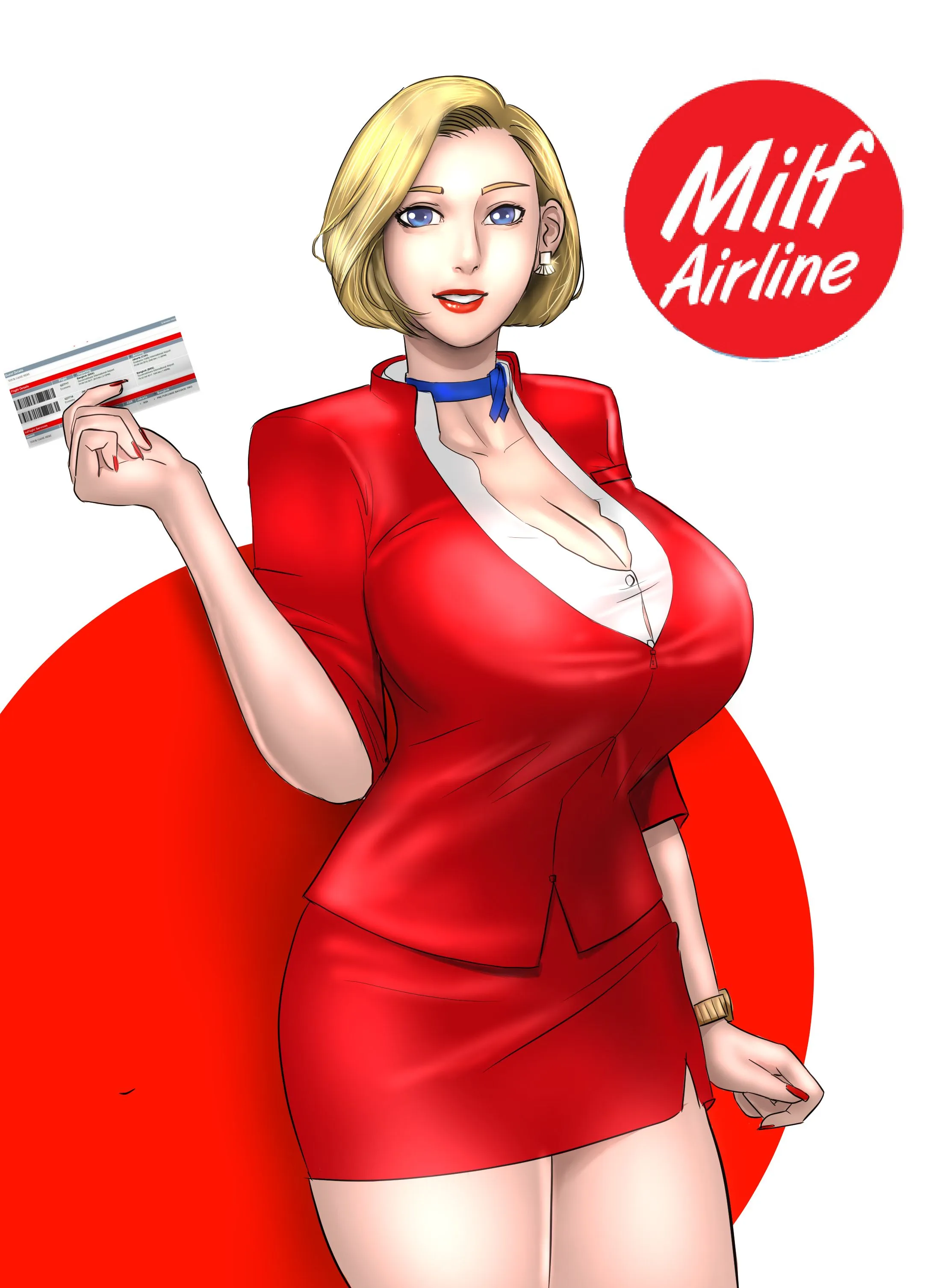 Milf Airline [Scarlett Ann] - 1 . MILF Airline - Chapter 1 - Page 2