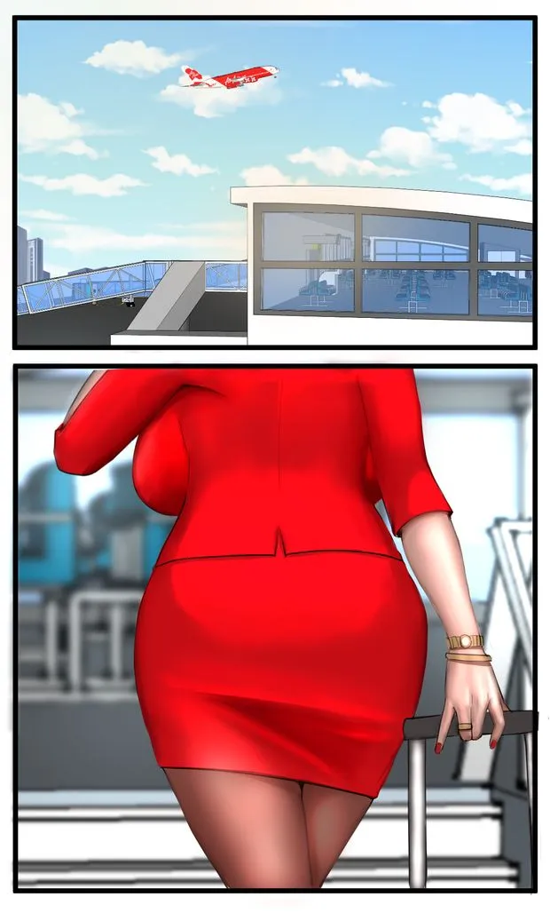 Milf Airline [Scarlett Ann] - 1 . MILF Airline - Chapter 1 - Page 10