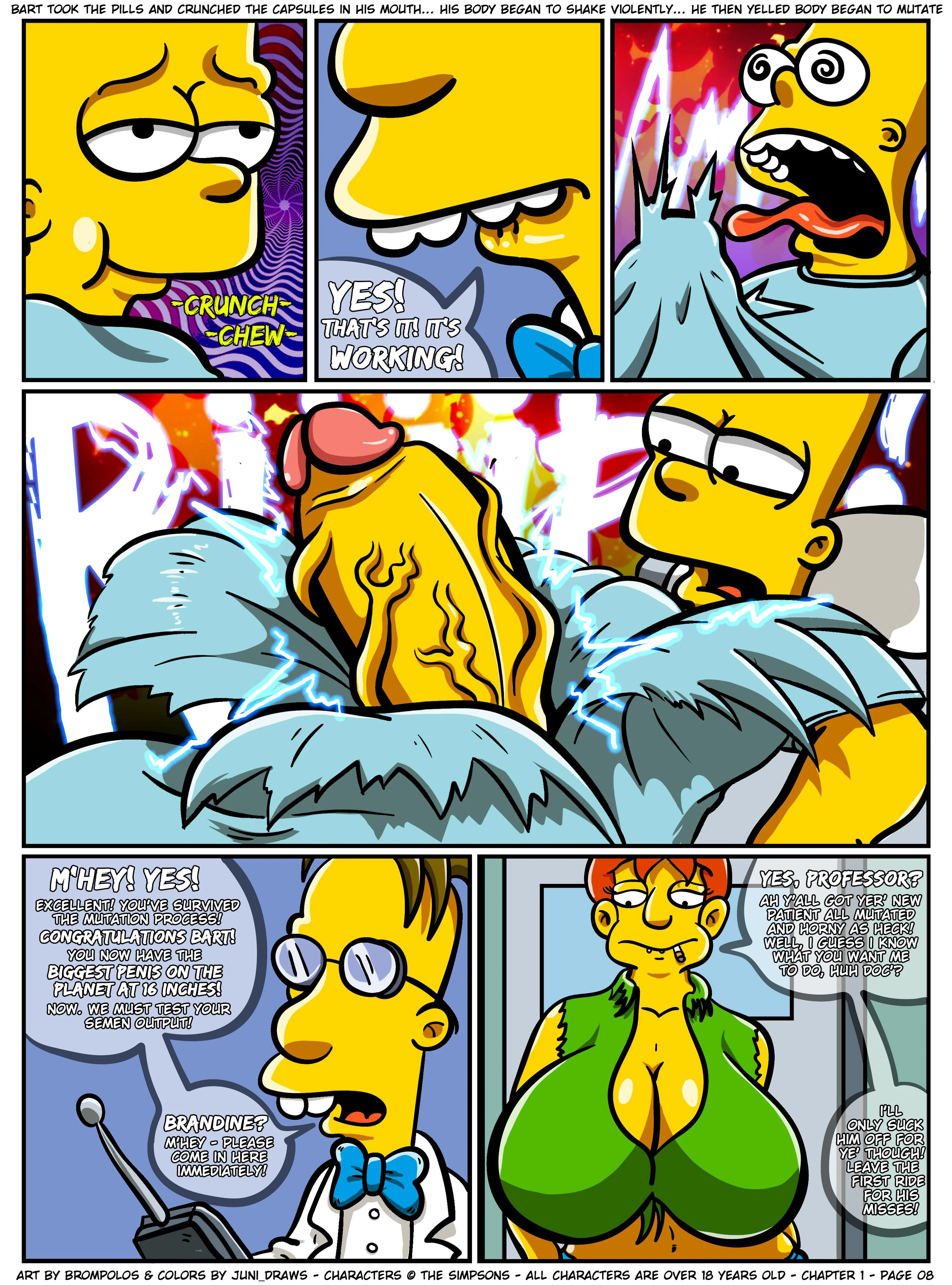 The Sexensteins (The Simpsons) - 1. The Sexensteins - Chapter 1 [Brompolos] - Page 9