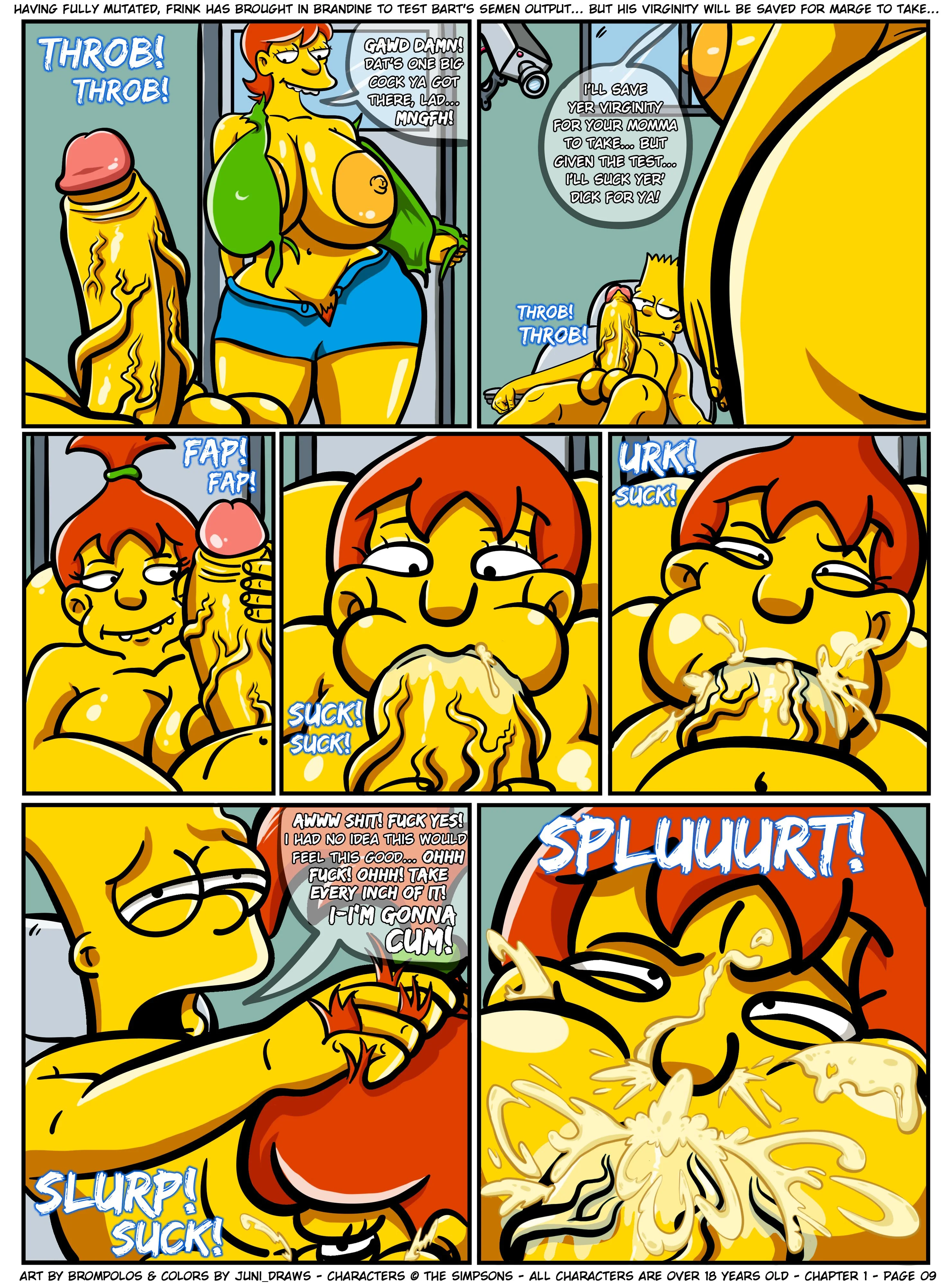 The Sexensteins (The Simpsons) - 1. The Sexensteins - Chapter 1 [Brompolos] - Page 10