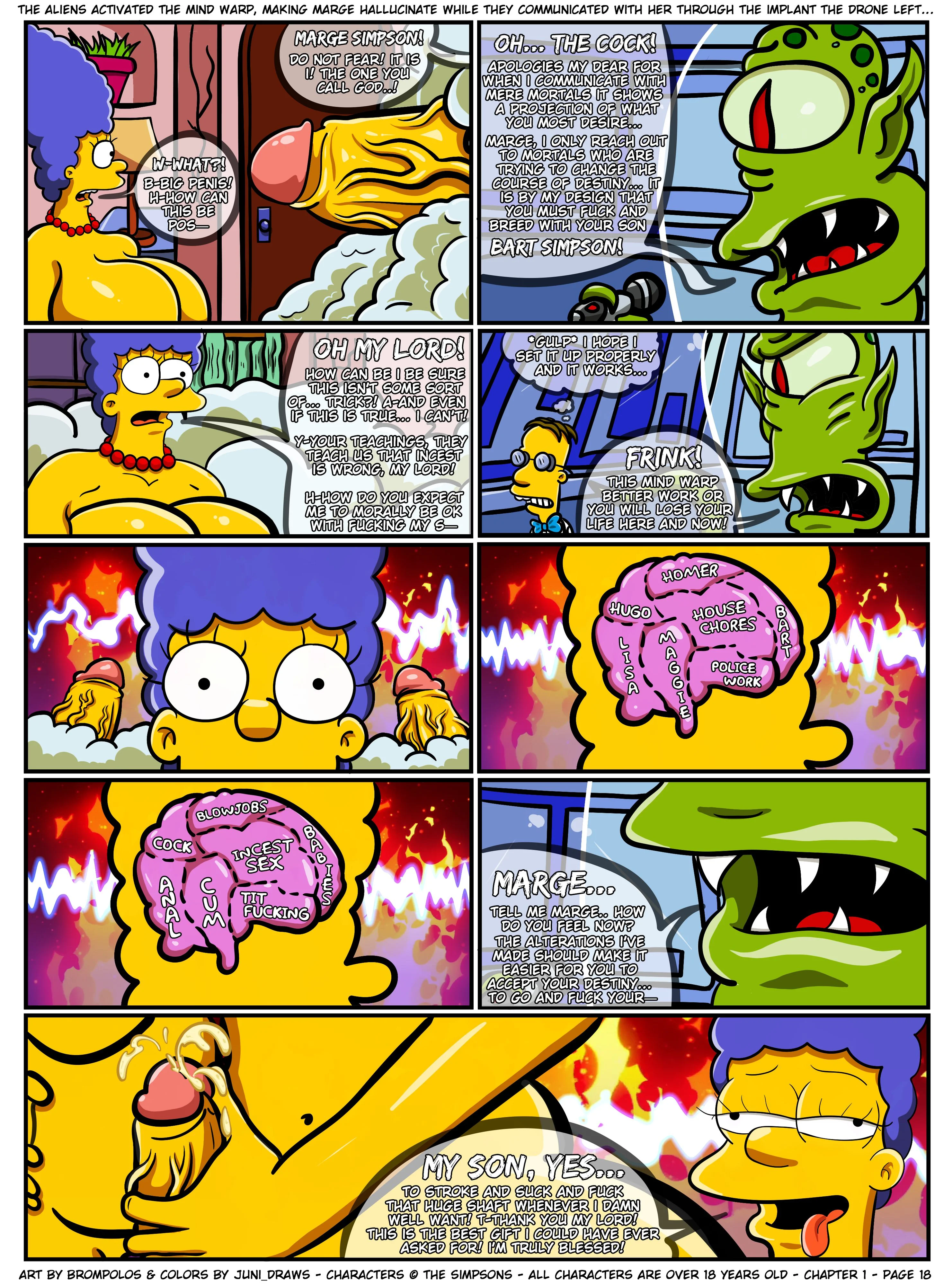 The Sexensteins (The Simpsons) - 1. The Sexensteins - Chapter 1 [Brompolos] - Page 19