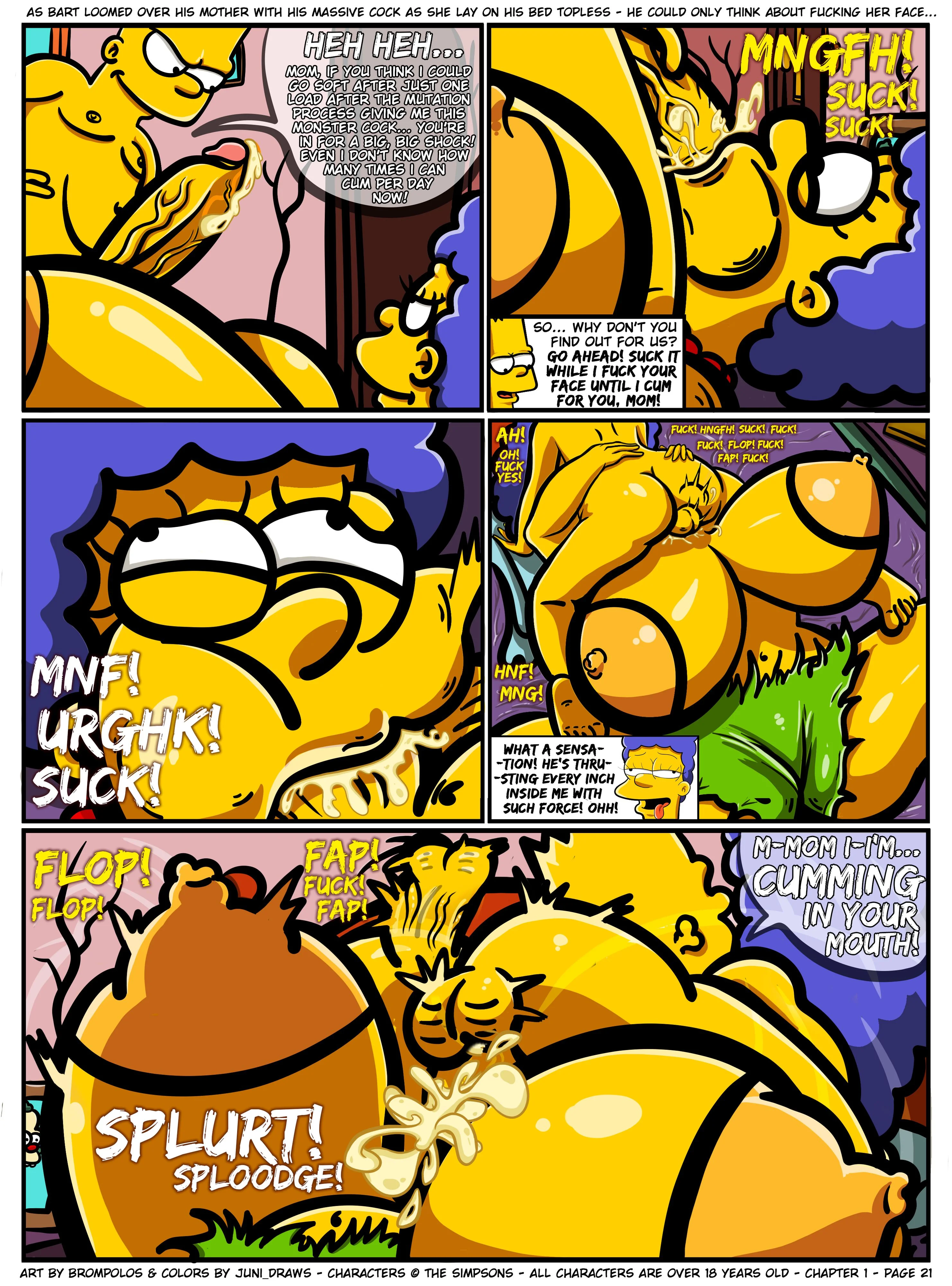 The Sexensteins (The Simpsons) - 1. The Sexensteins - Chapter 1 [Brompolos] - Page 22