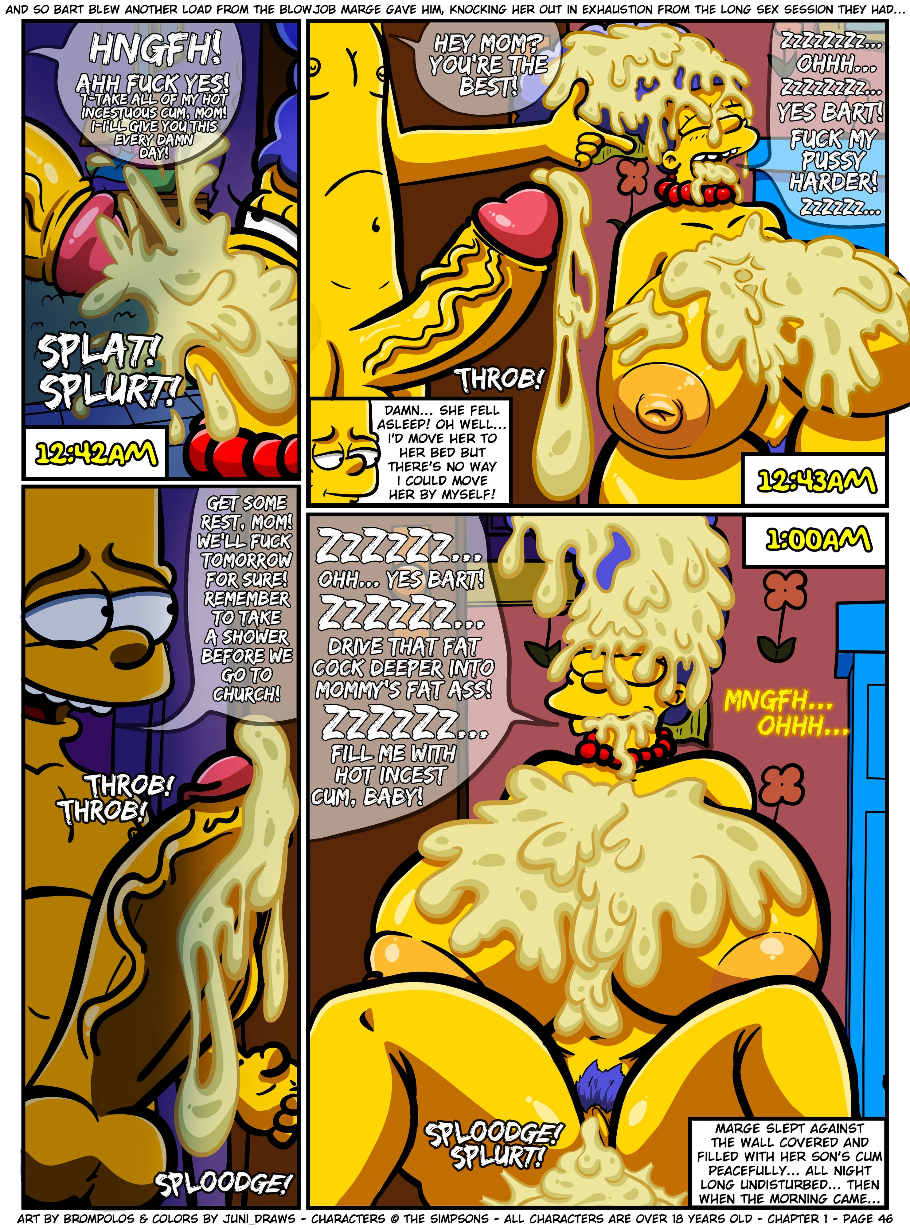 The Sexensteins (The Simpsons) - 1. The Sexensteins - Chapter 1 [Brompolos] - Page 47