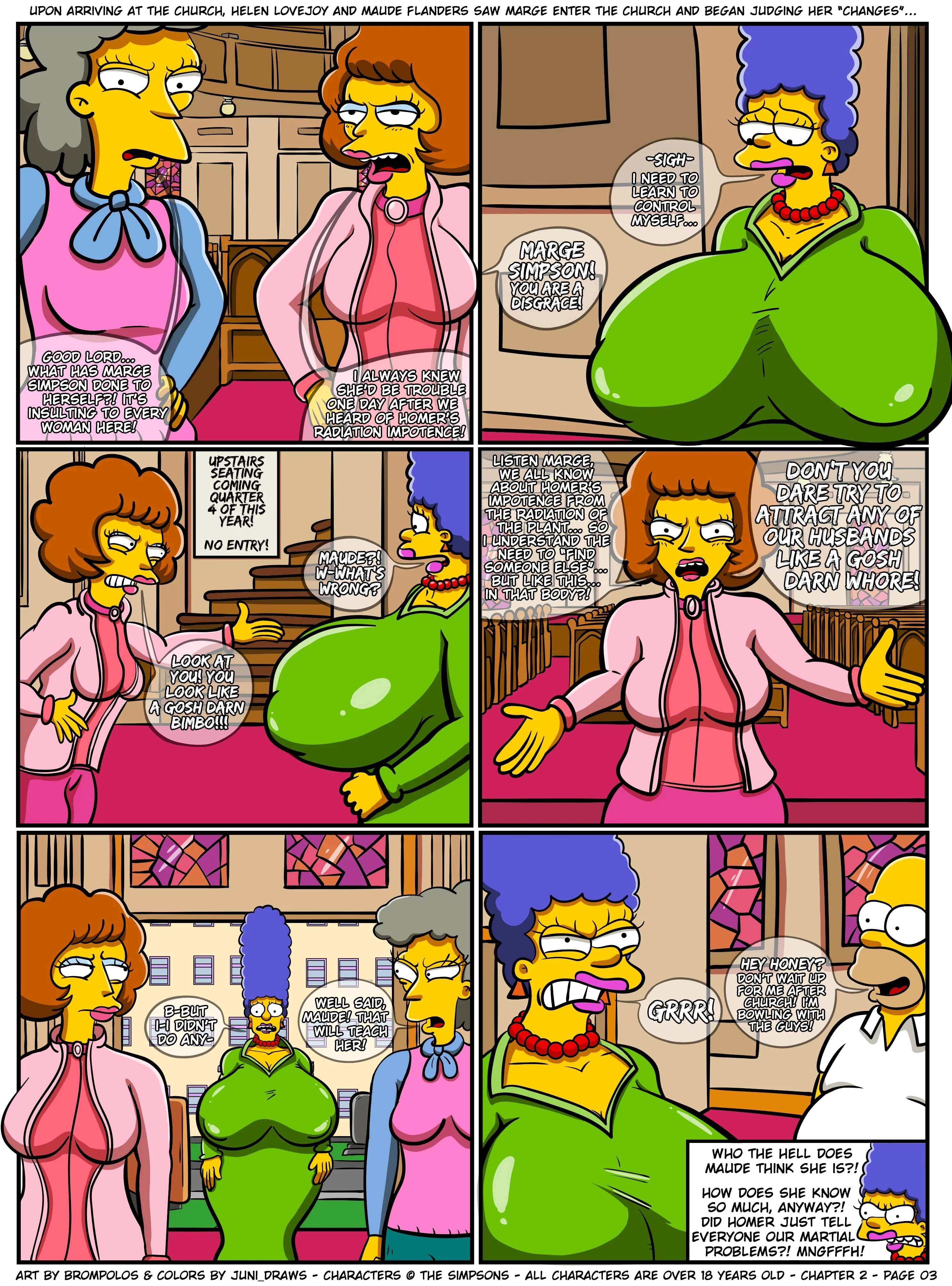 The Sexensteins (The Simpsons) - 2. The Sexensteins - Chapter 2, A Career in "Motherly Duties" - Page 5