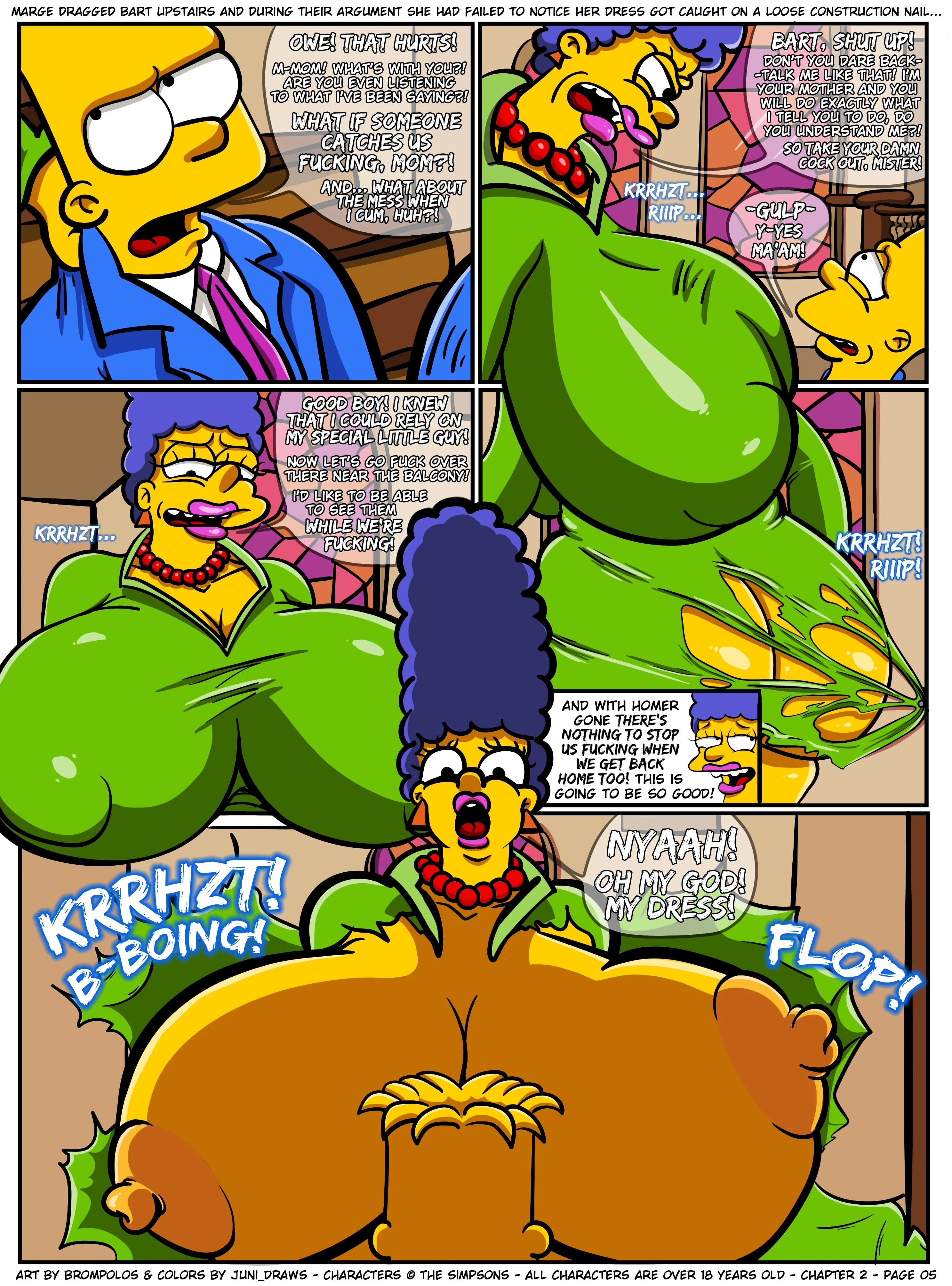The Sexensteins (The Simpsons) - 2. The Sexensteins - Chapter 2, A Career in "Motherly Duties" - Page 7