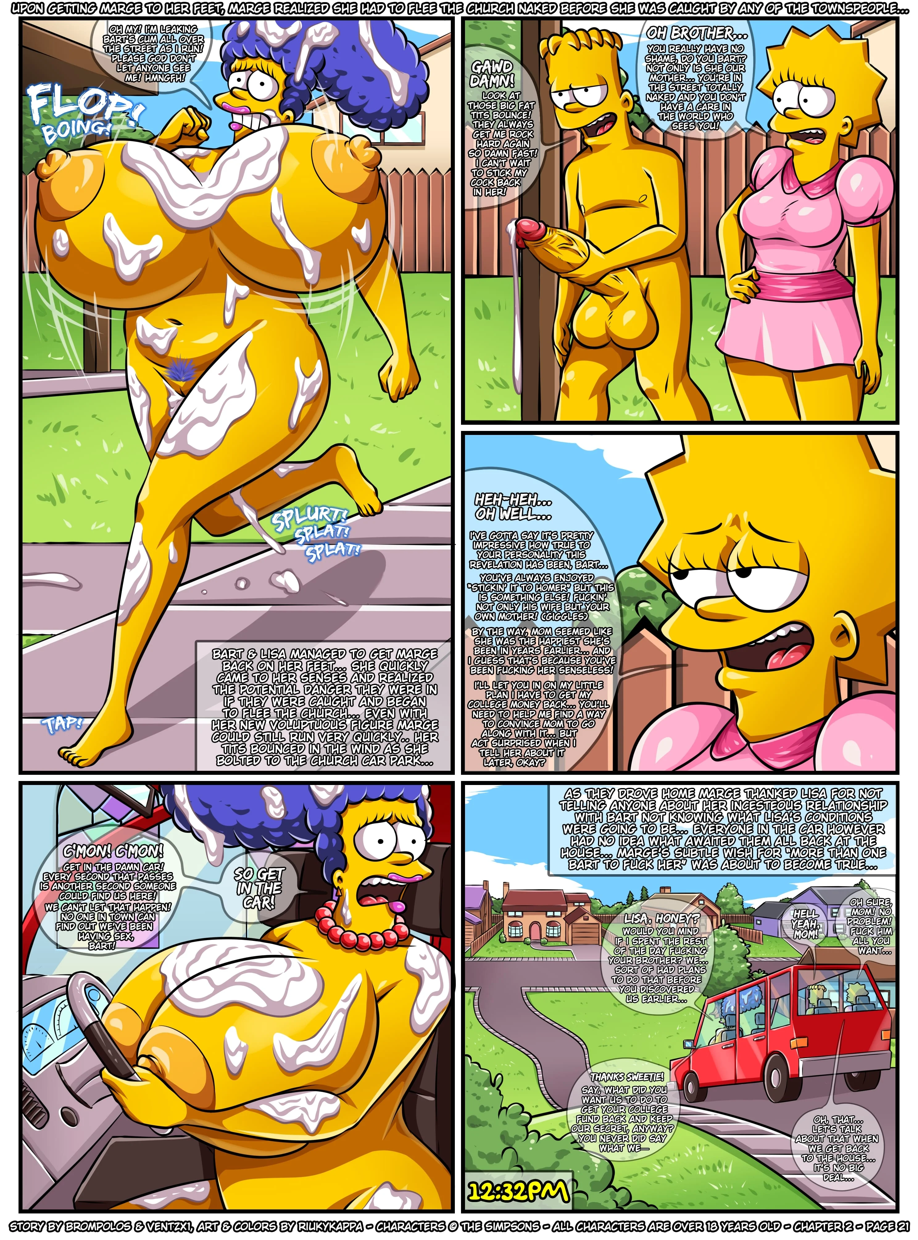 The Sexensteins (The Simpsons) - 2. The Sexensteins - Chapter 2, A Career in "Motherly Duties" - Page 23