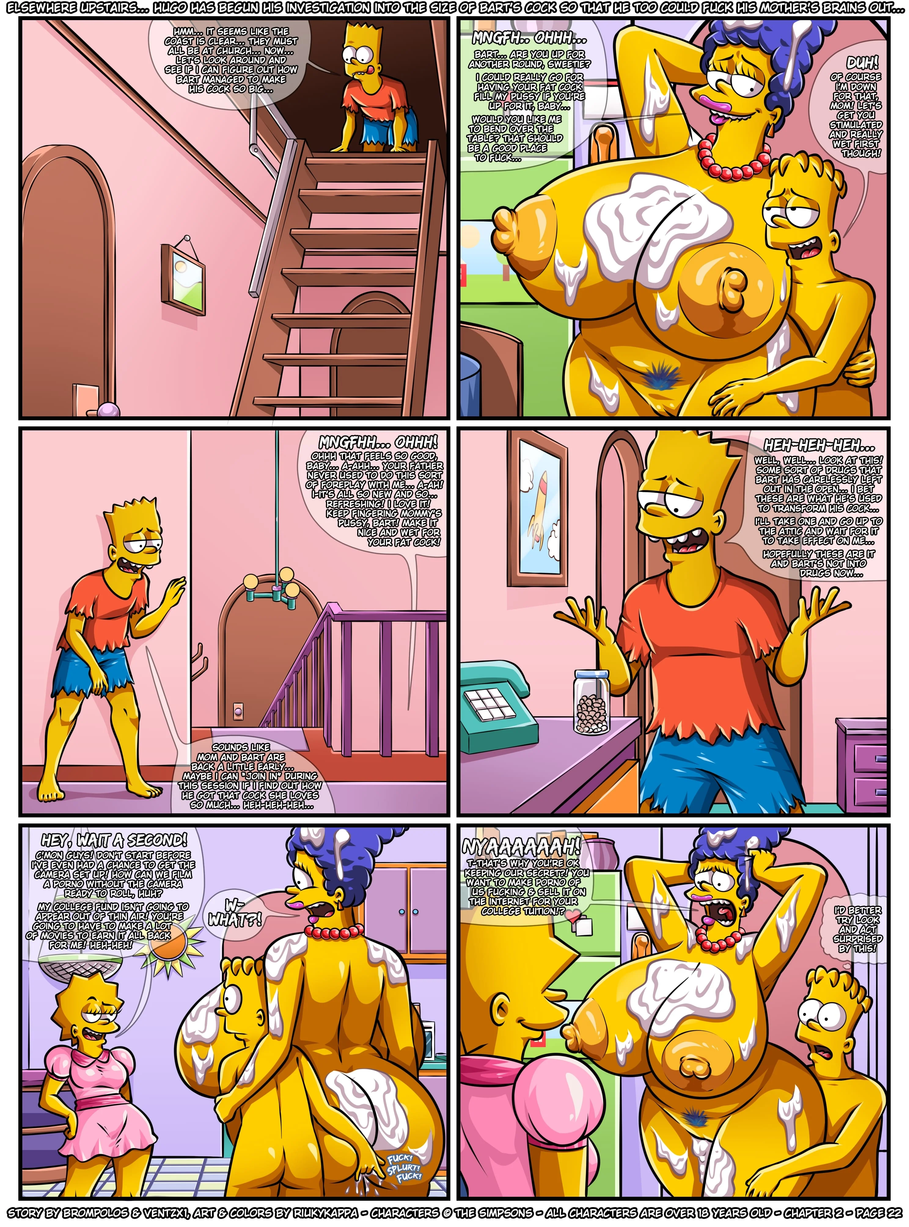 The Sexensteins (The Simpsons) - 2. The Sexensteins - Chapter 2, A Career in "Motherly Duties" - Page 24
