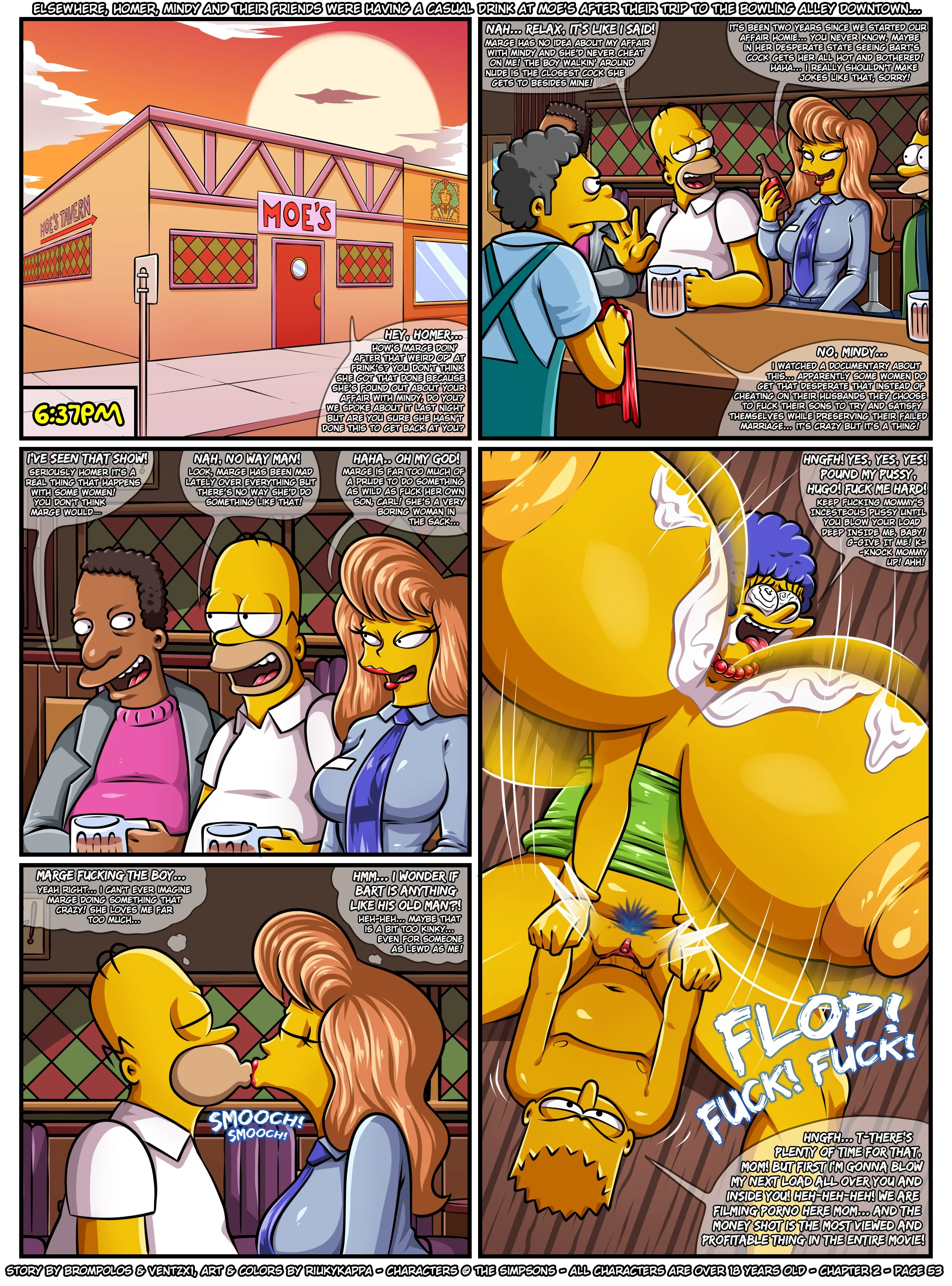 The Sexensteins (The Simpsons) - 2. The Sexensteins - Chapter 2, A Career in "Motherly Duties" - Page 55