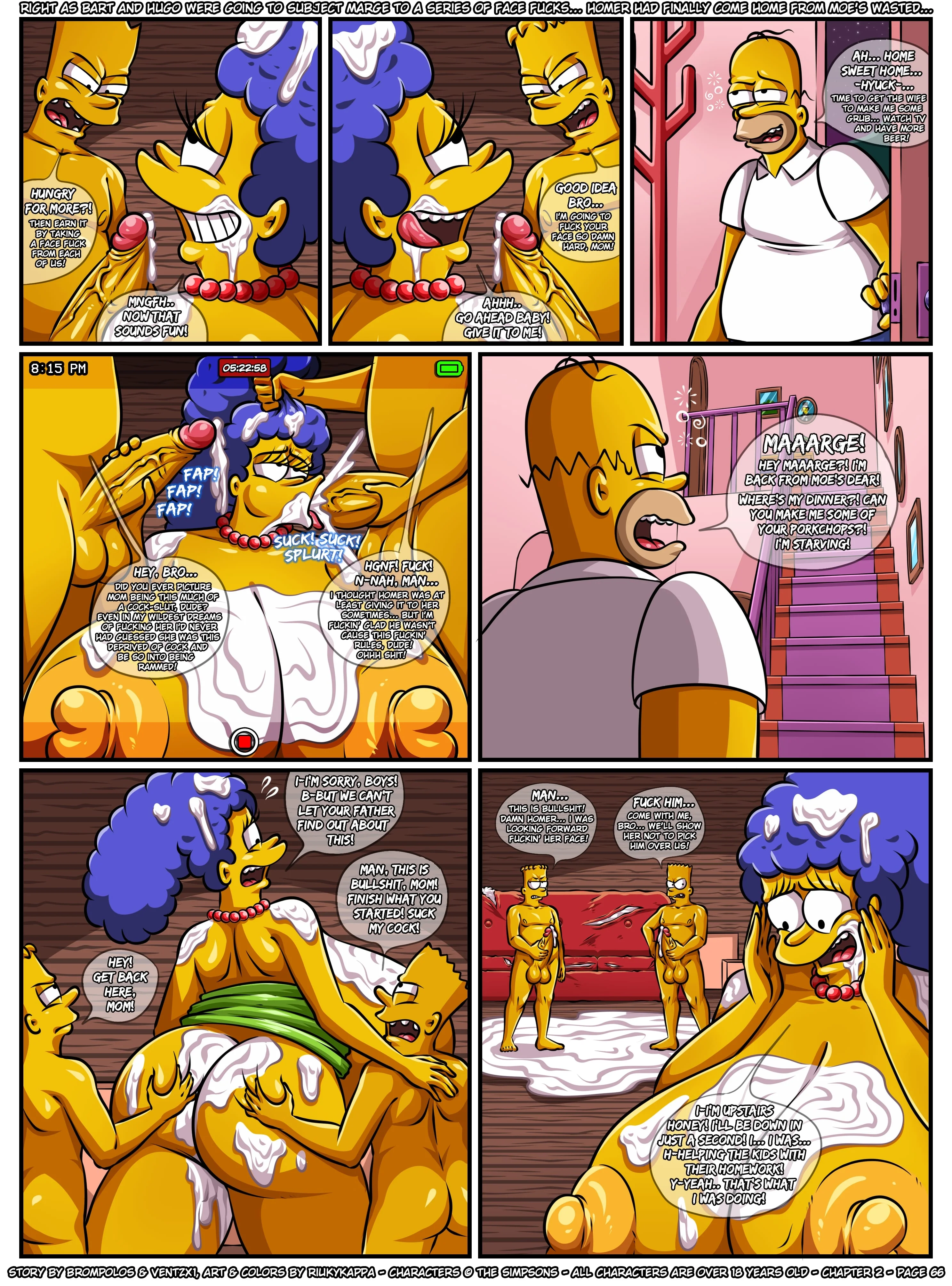 The Sexensteins (The Simpsons) - 2. The Sexensteins - Chapter 2, A Career in "Motherly Duties" - Page 68