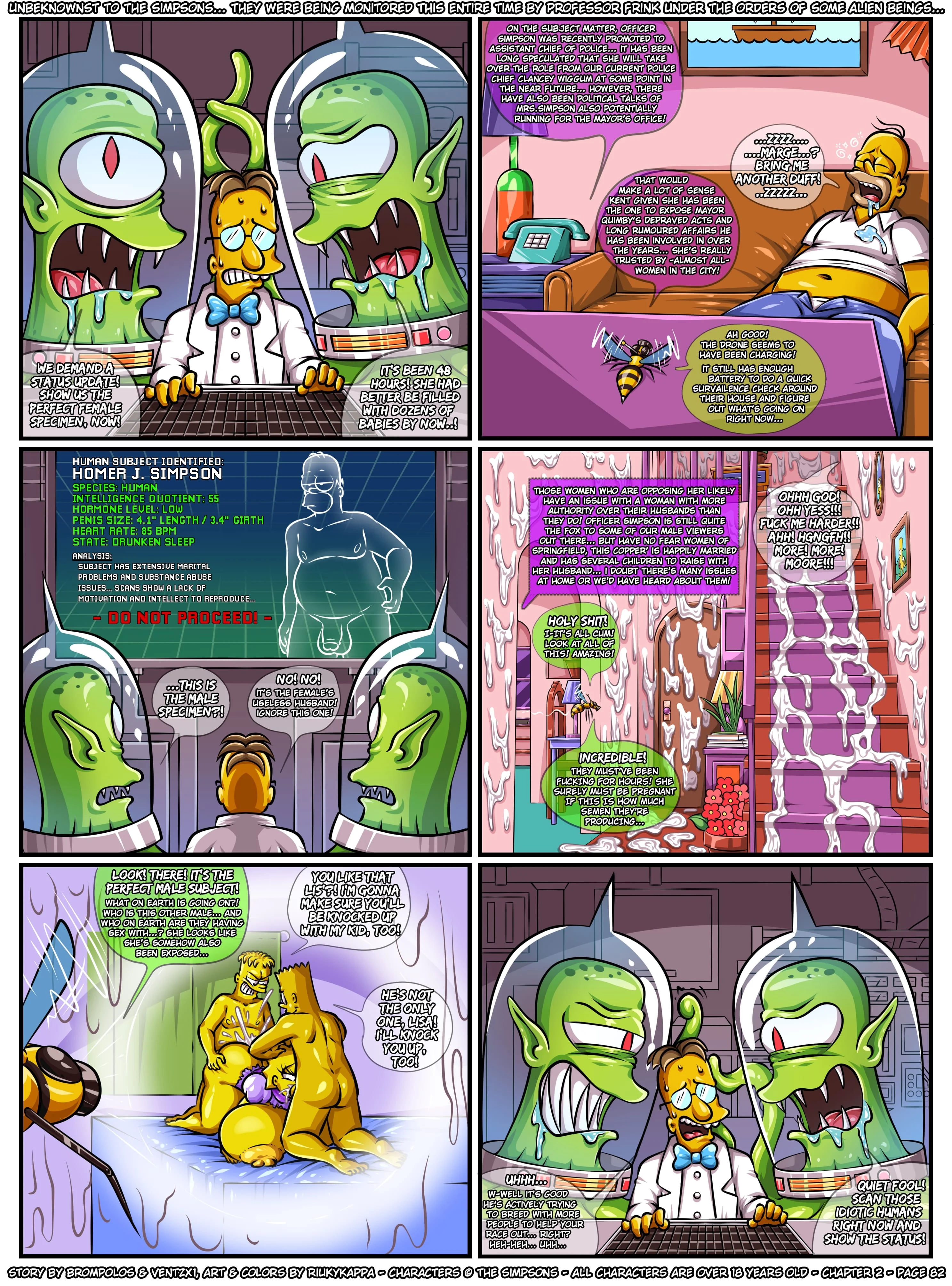 The Sexensteins (The Simpsons) - 2. The Sexensteins - Chapter 2, A Career in "Motherly Duties" - Page 84