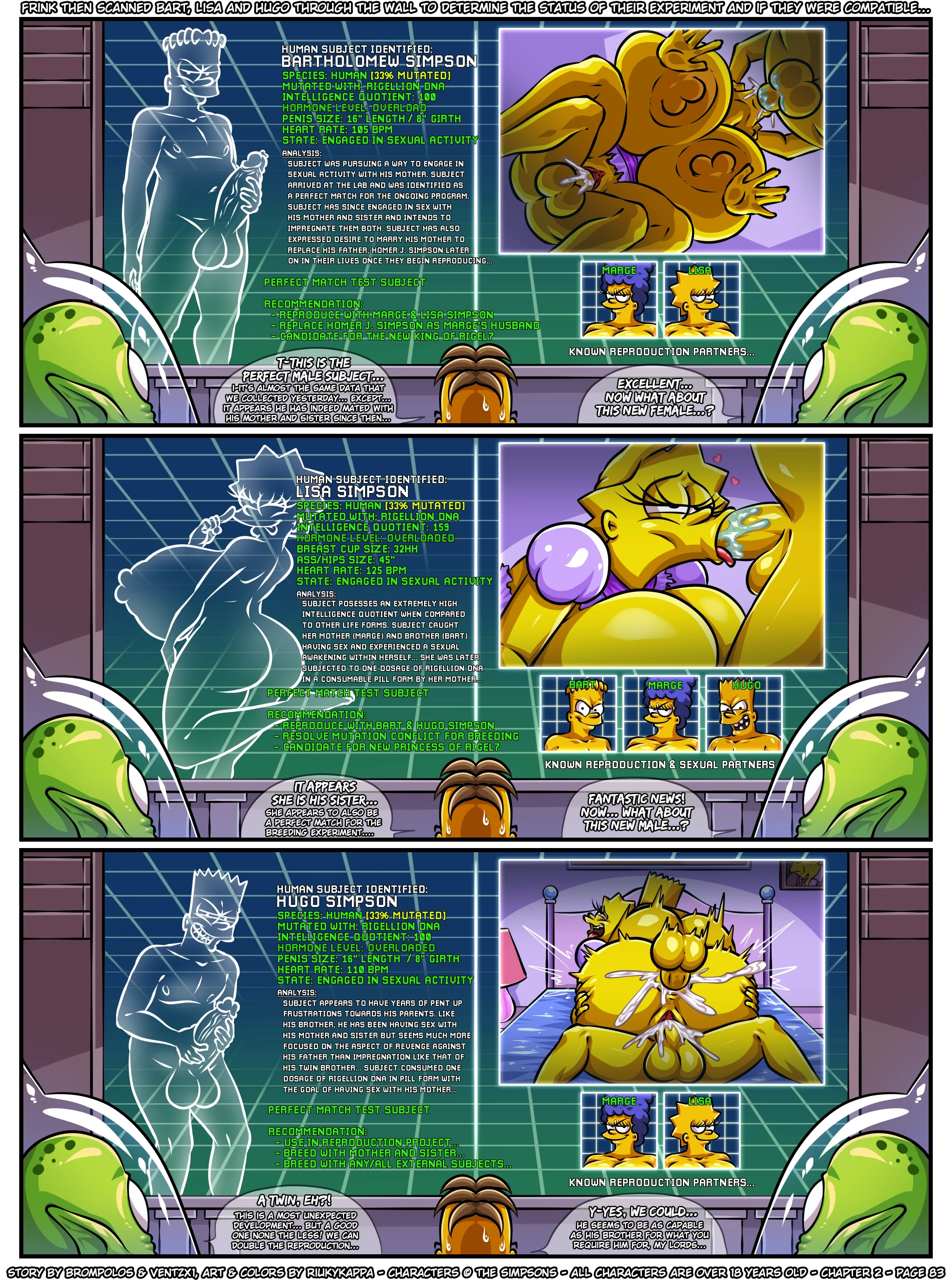 The Sexensteins (The Simpsons) - 2. The Sexensteins - Chapter 2, A Career in "Motherly Duties" - Page 85