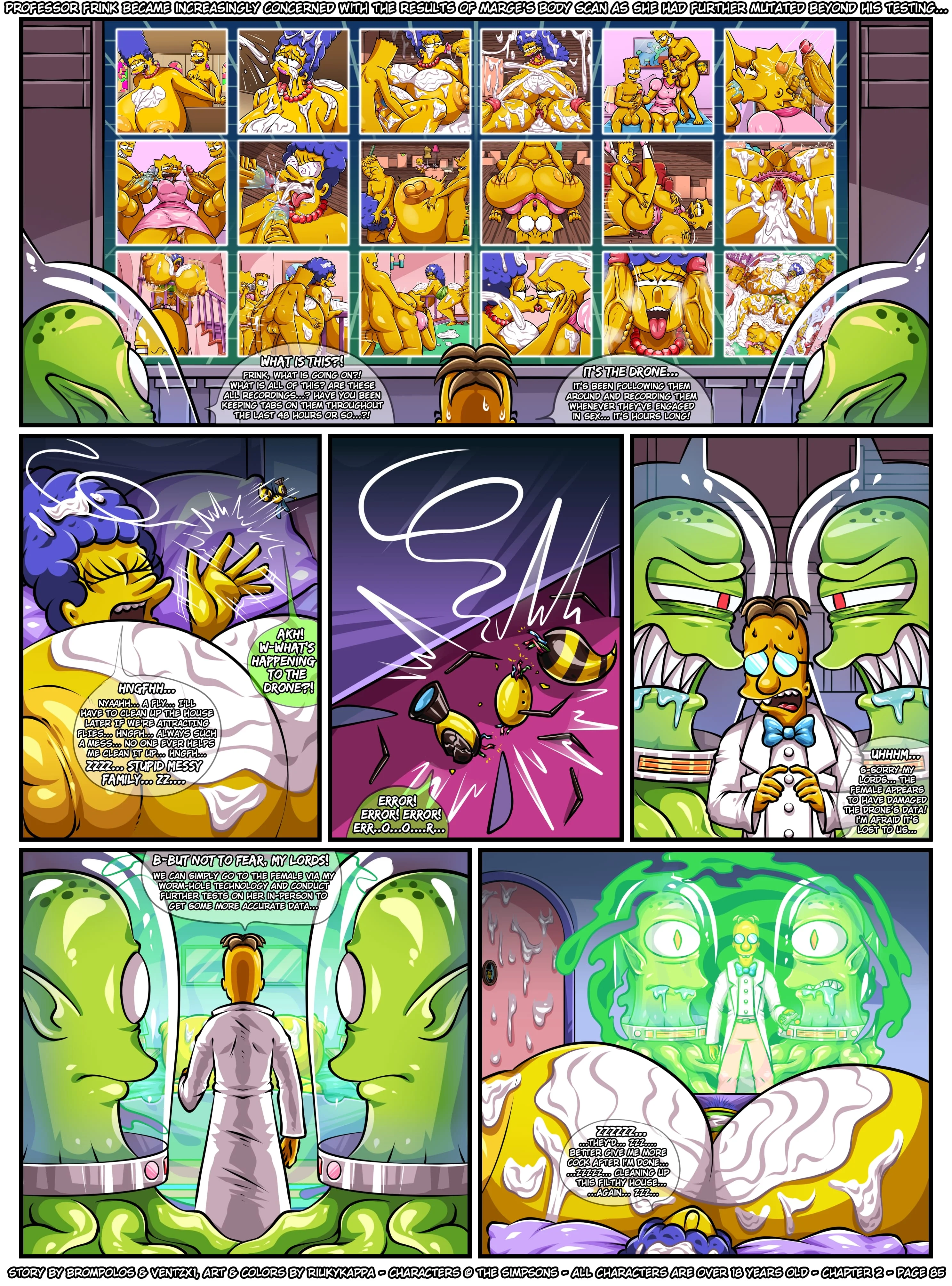 The Sexensteins (The Simpsons) - 2. The Sexensteins - Chapter 2, A Career in "Motherly Duties" - Page 87