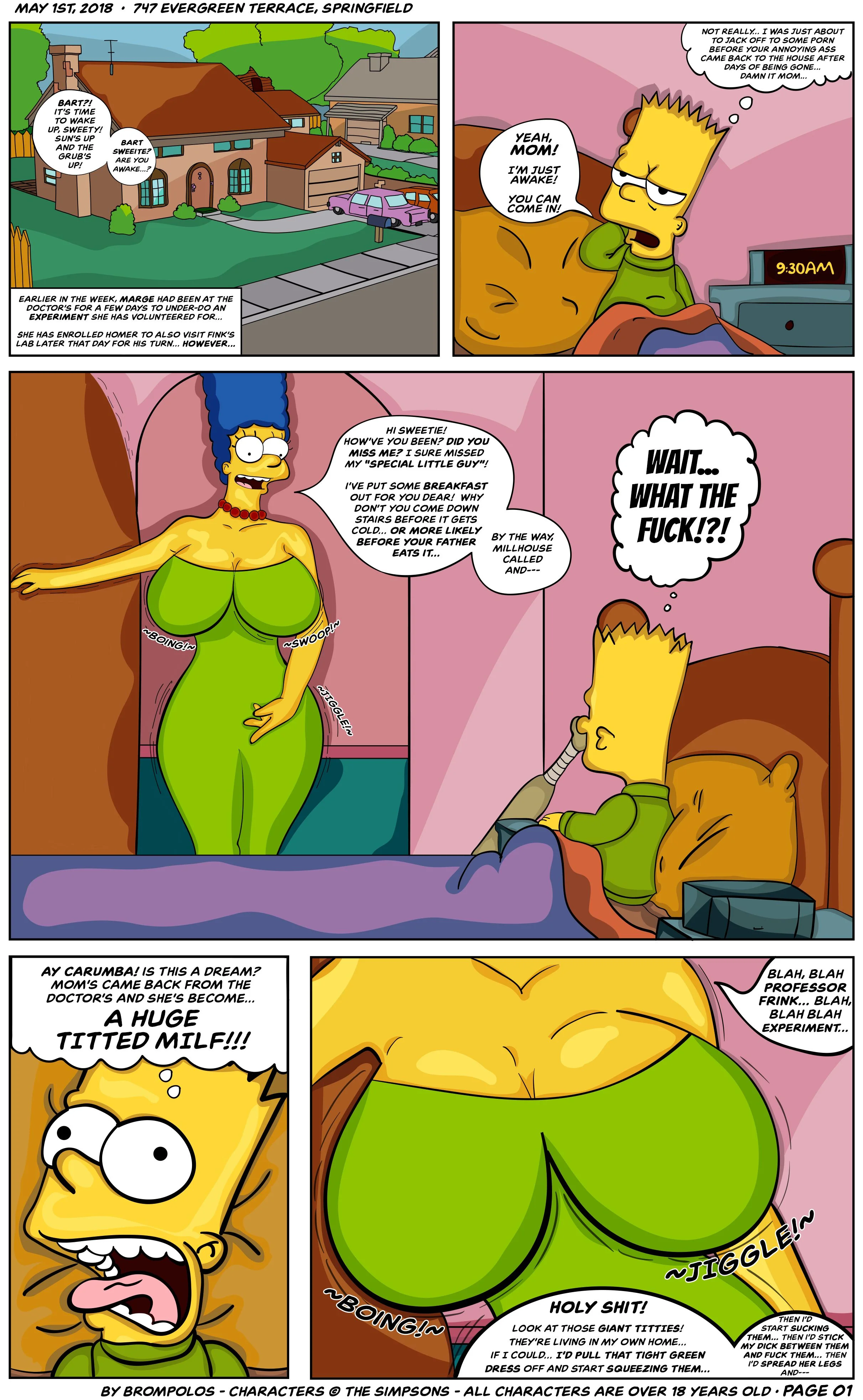 The Sexensteins (The Simpsons) - 0. The Sexensteins [Brompolos] - Page 4