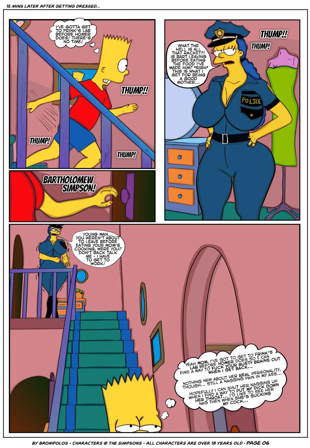 The Sexensteins (The Simpsons) - 0. The Sexensteins [Brompolos] - Page 9