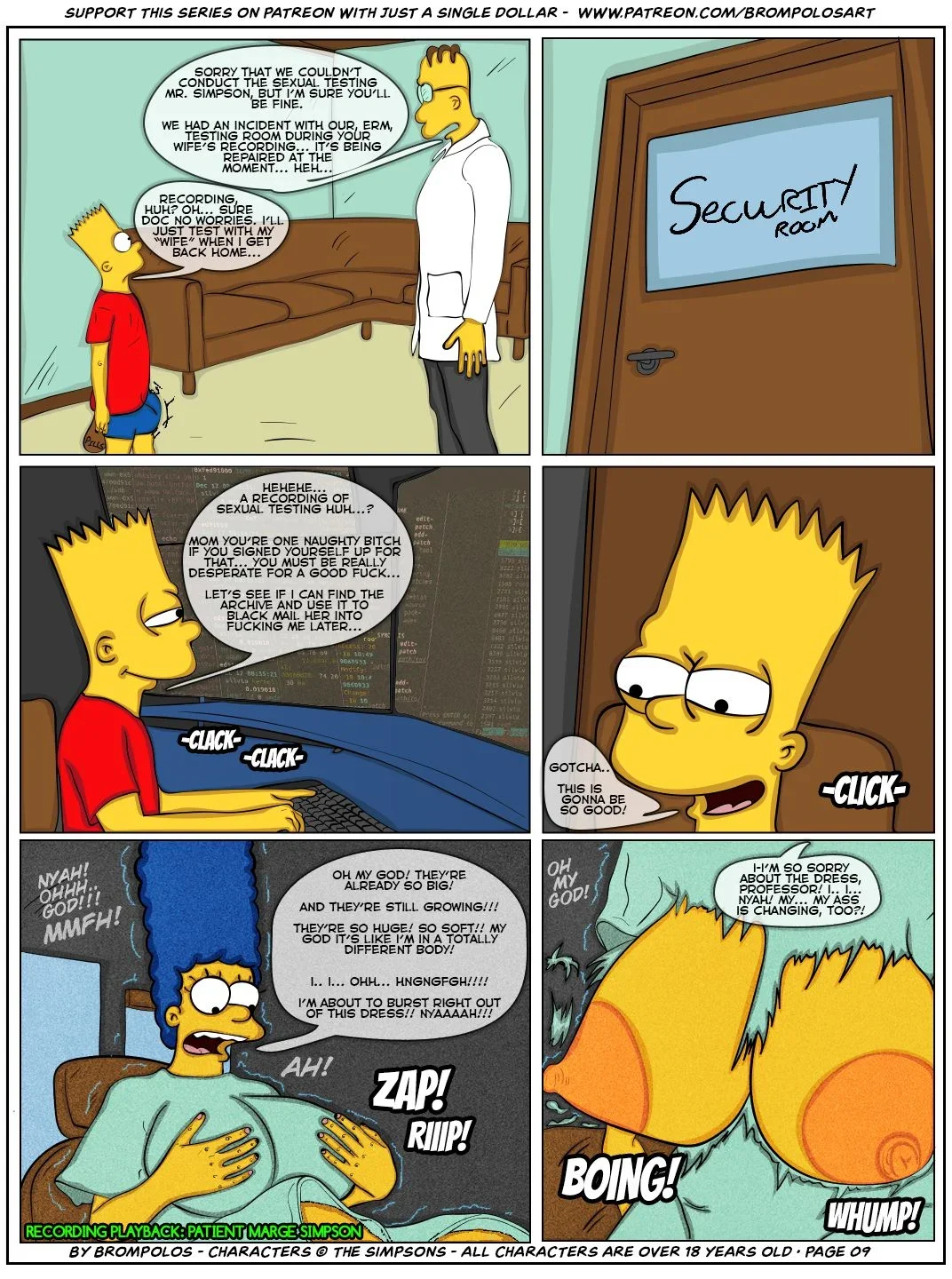 The Sexensteins (The Simpsons) - 0. The Sexensteins [Brompolos] - Page 12