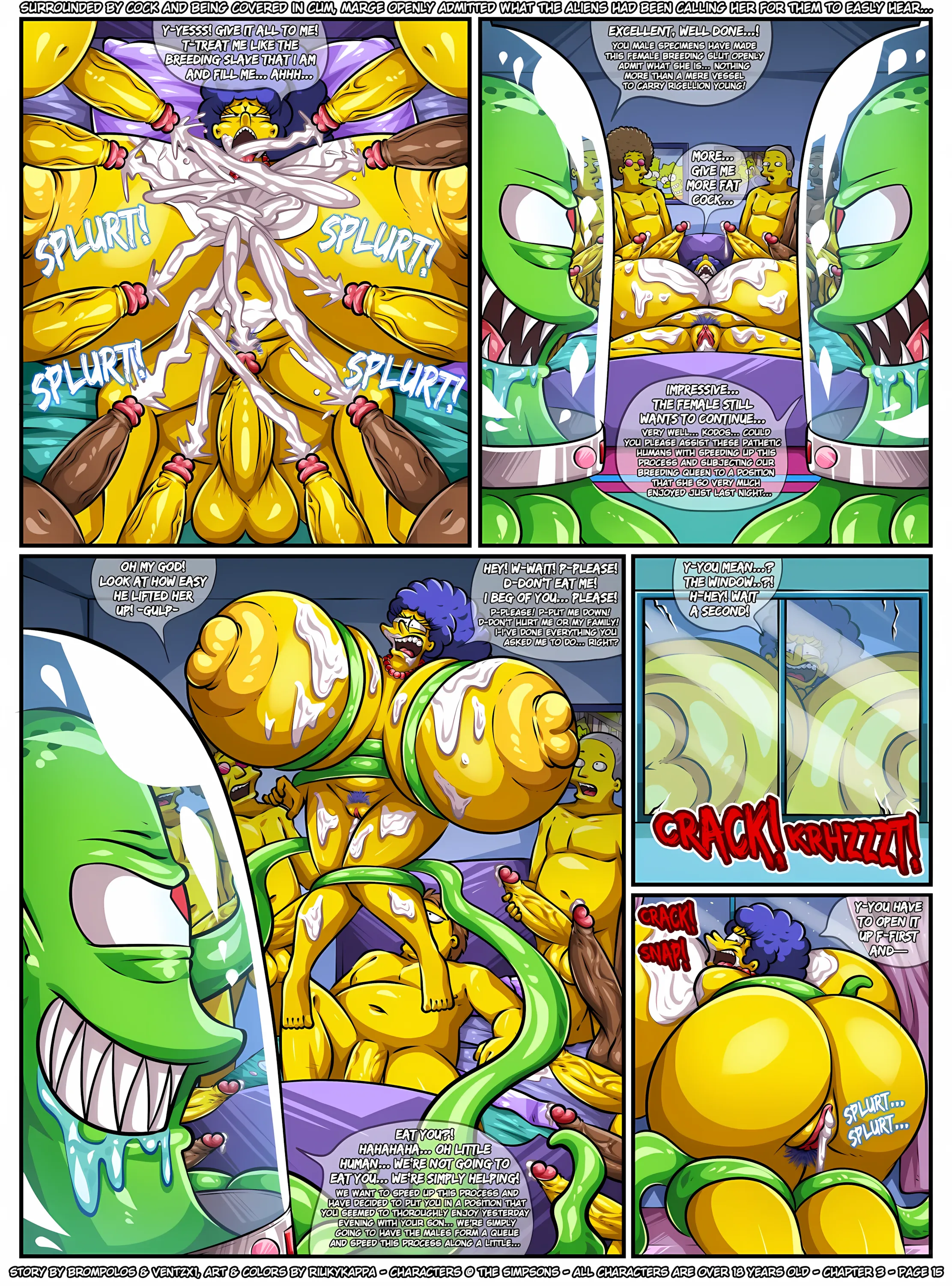 The Sexensteins (The Simpsons) - 3. The Sexensteins - Chapter 3, The Family's Affairs Come First - Page 16
