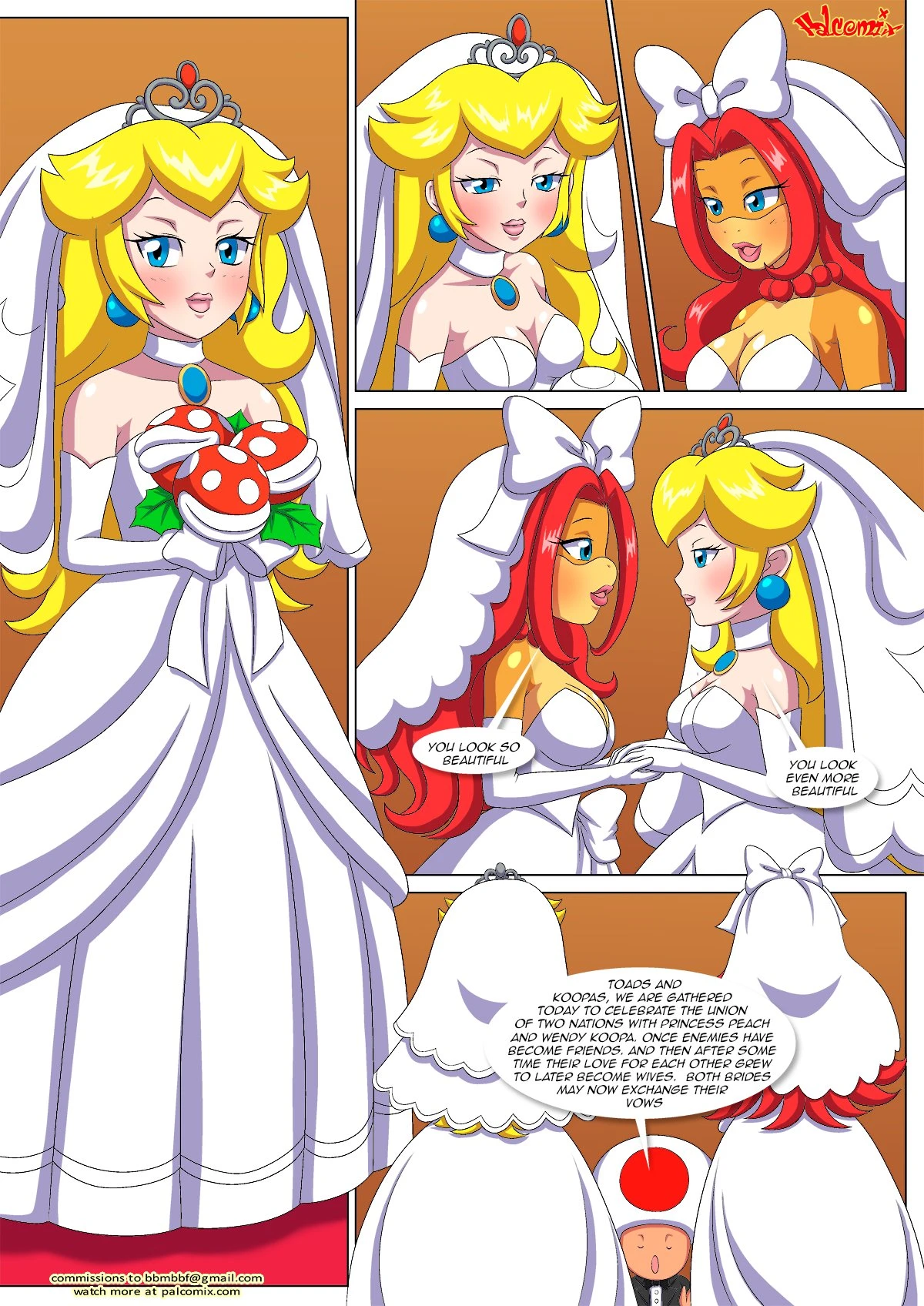 Peach X Wendy [Palcomix] - 3 . Peach X Wendy - Chapter 3 (Mario) [Palcomix] - Page 3