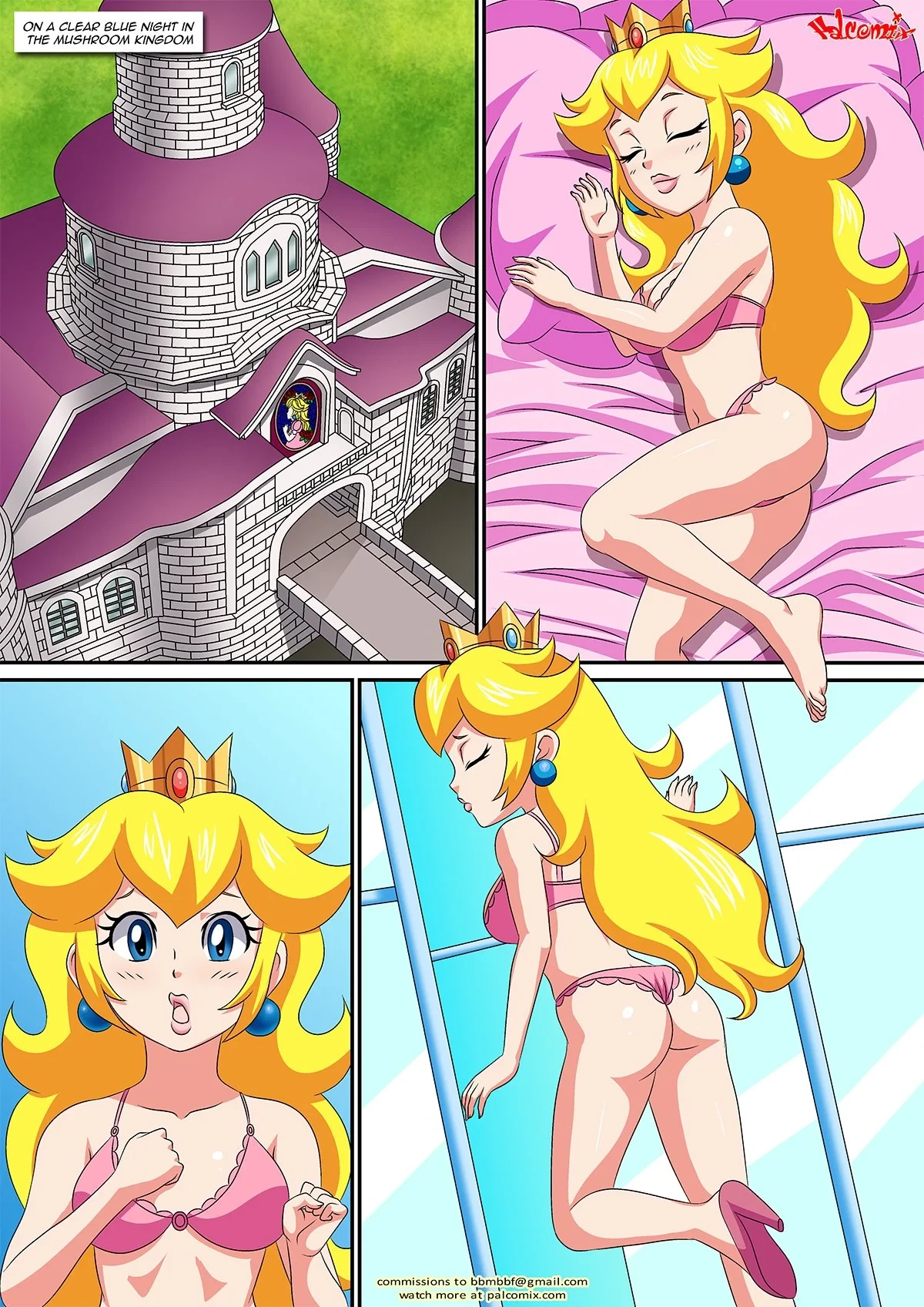 Peach X Wendy [Palcomix] - 1 . Peach X Wendy - Chapter 1 [Palcomix] - Page 2