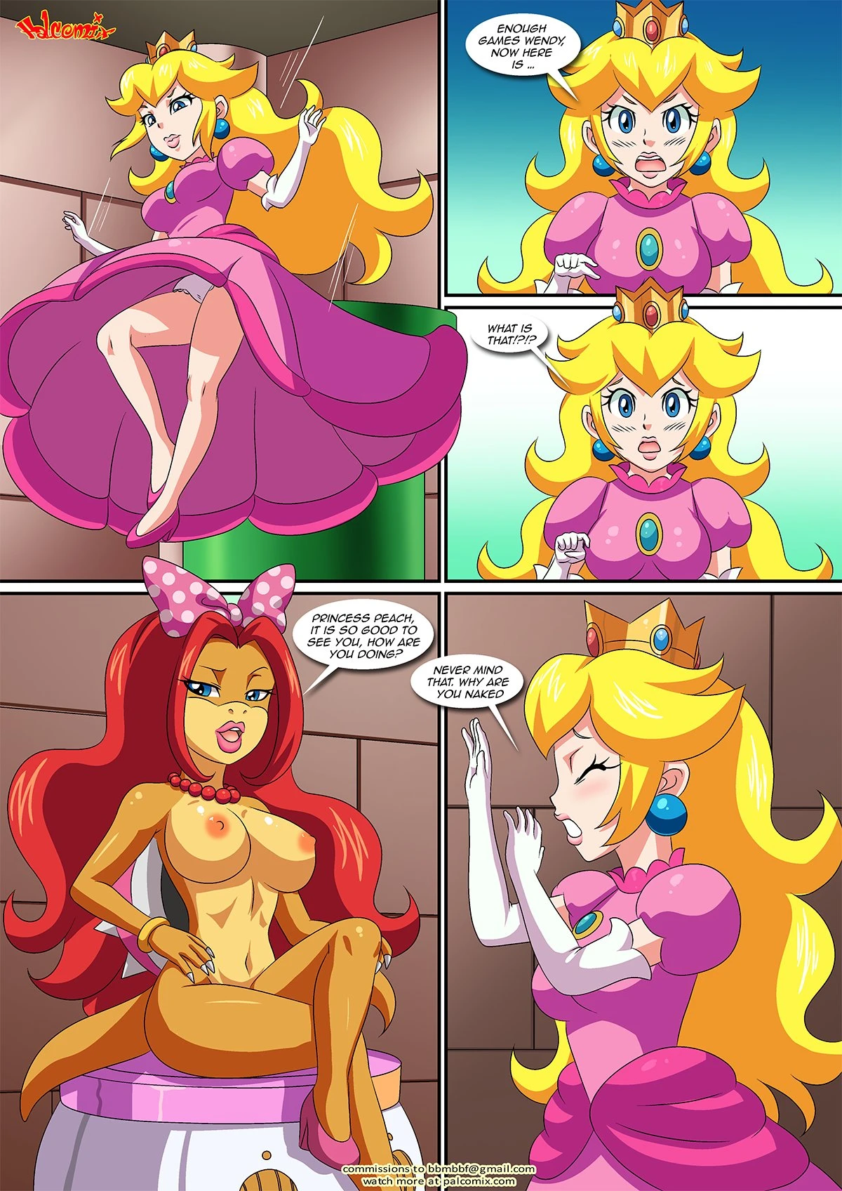 Peach X Wendy [Palcomix] - 1 . Peach X Wendy - Chapter 1 [Palcomix] - Page 4