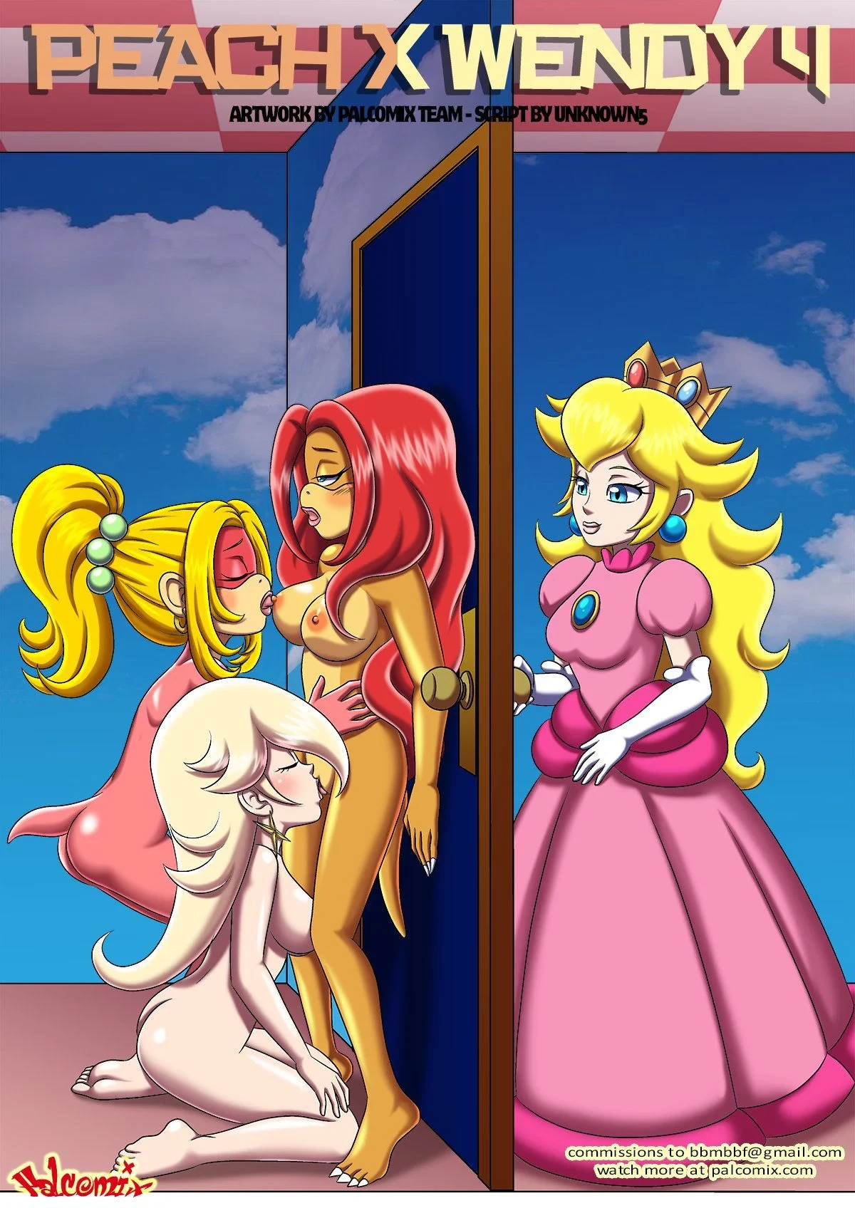 Peach X Wendy [Palcomix] - 4 . Peach X Wendy - Chapter 4 (Mario) [Palcomix] - Page 1