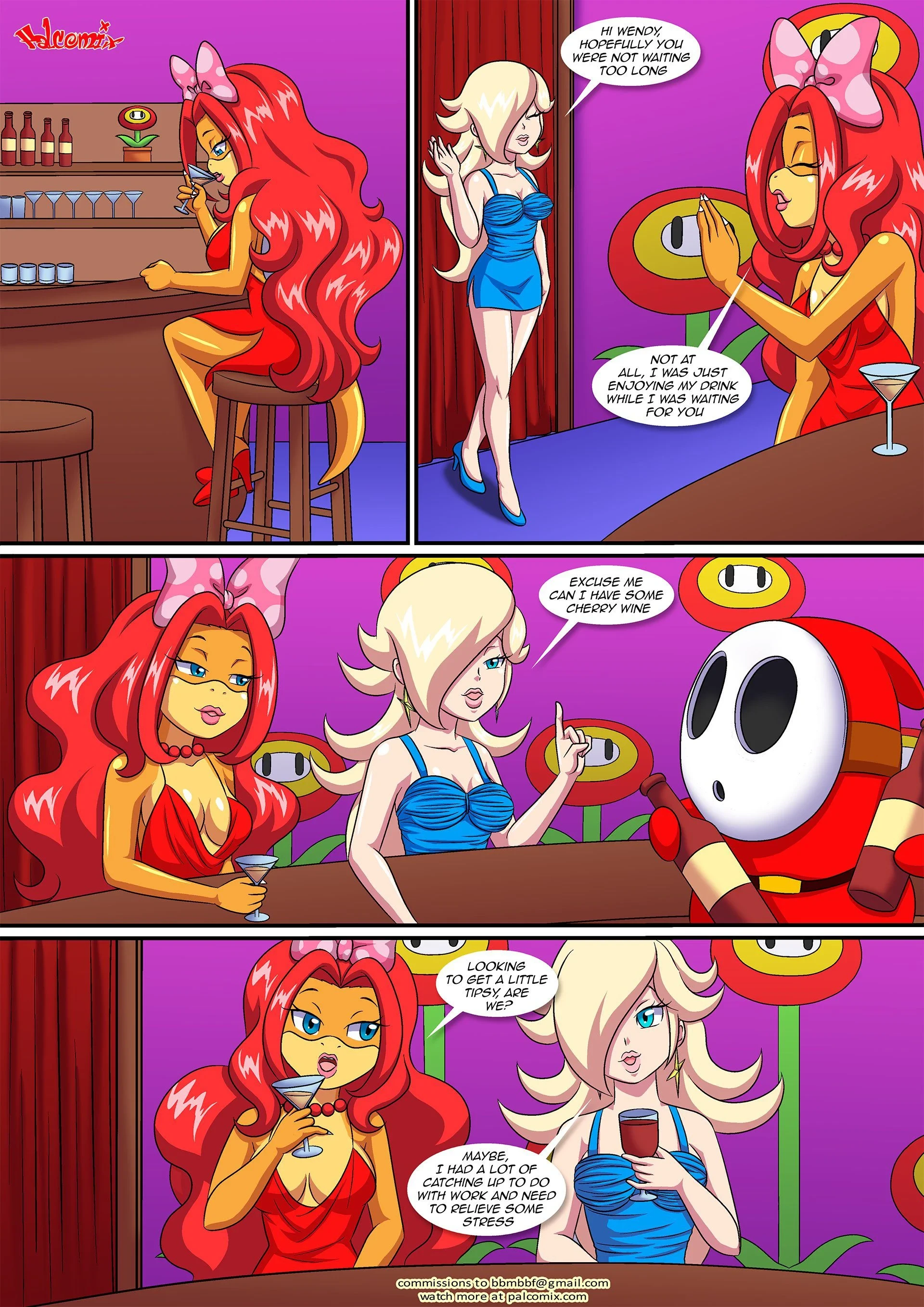 Peach X Wendy [Palcomix] - 4 . Peach X Wendy - Chapter 4 (Mario) [Palcomix] - Page 4