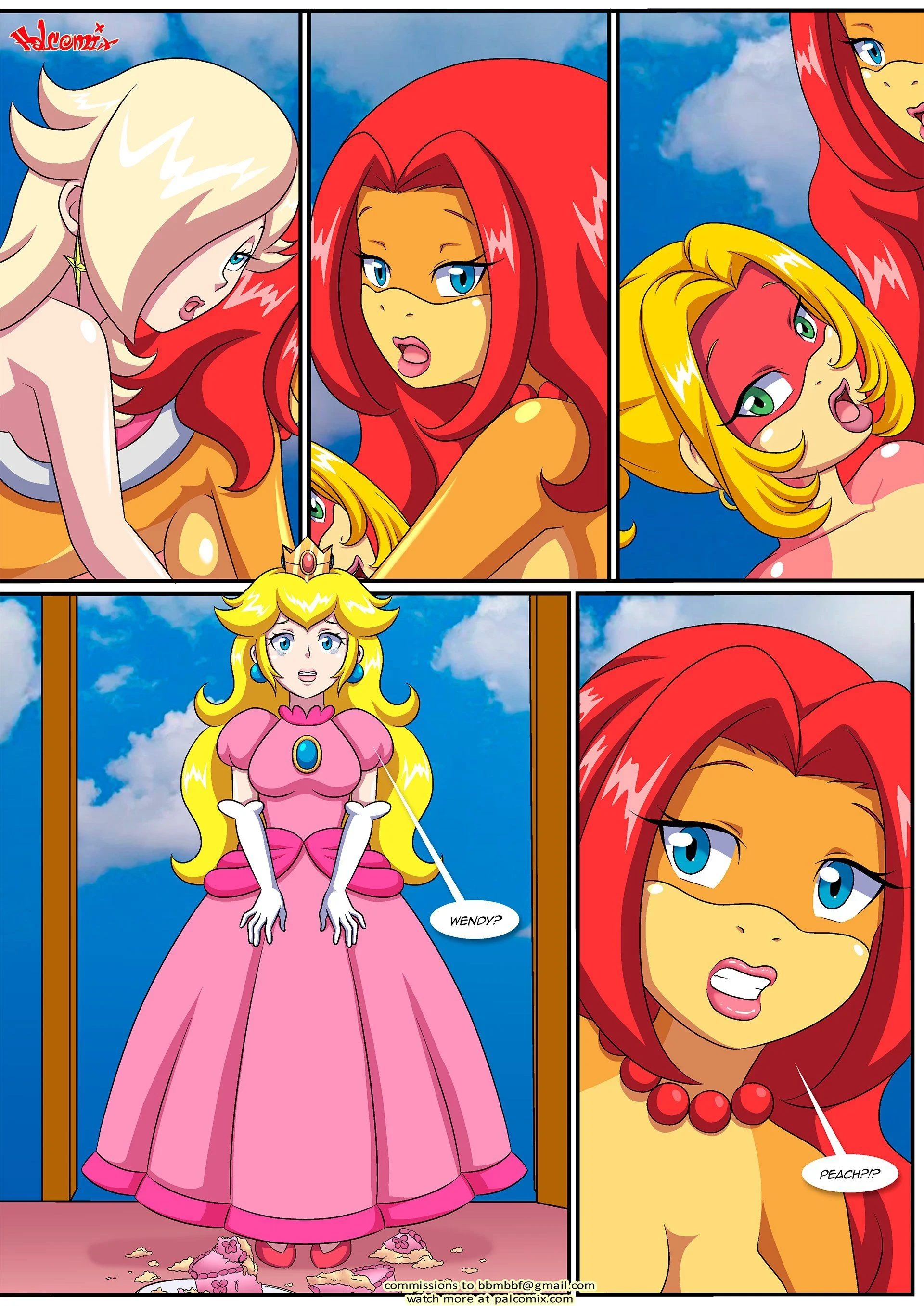 Peach X Wendy [Palcomix] - 4 . Peach X Wendy - Chapter 4 (Mario) [Palcomix] - Page 21