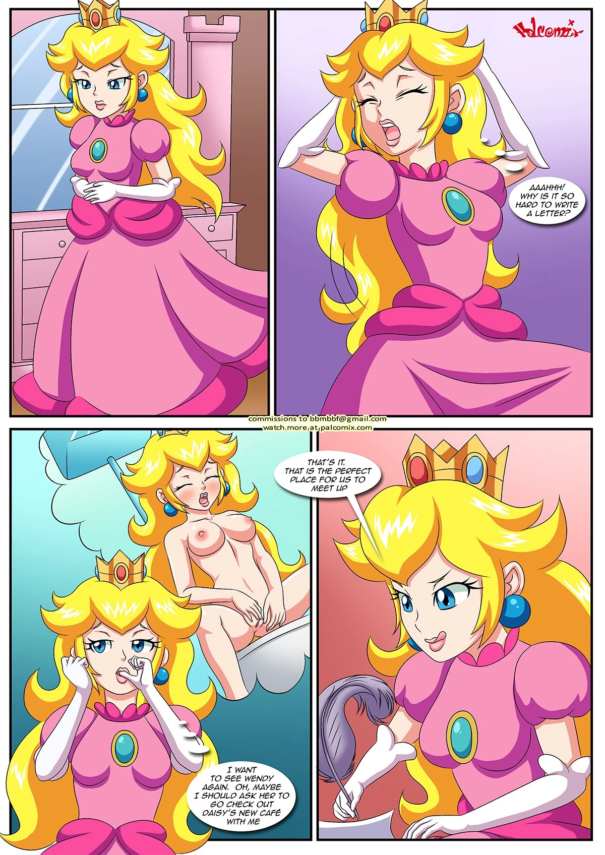 Peach X Wendy [Palcomix] - 2 . Peach X Wendy - Chapter 2 (Mario) [Palcomix] - Page 2