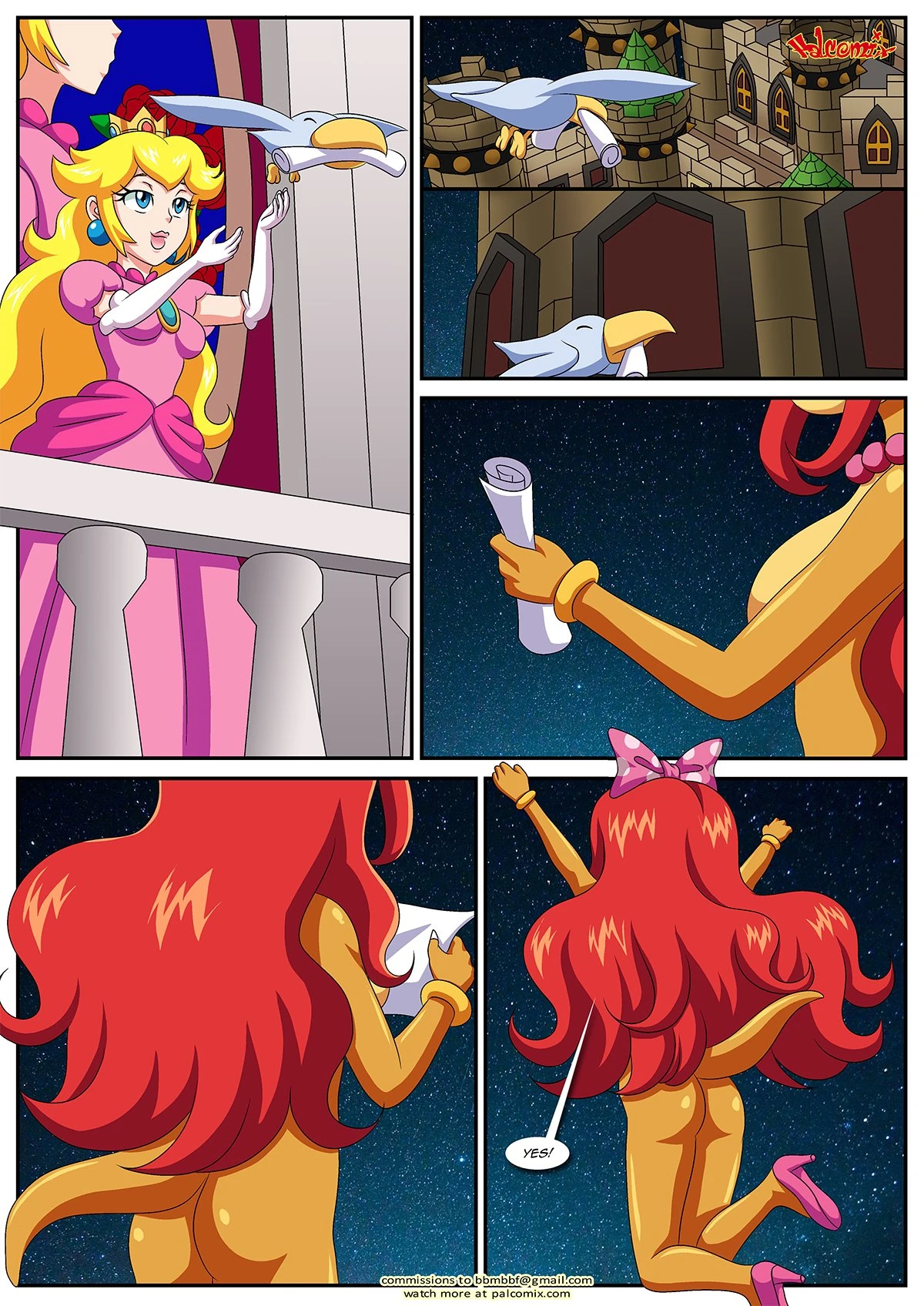 Peach X Wendy [Palcomix] - 2 . Peach X Wendy - Chapter 2 (Mario) [Palcomix] - Page 3