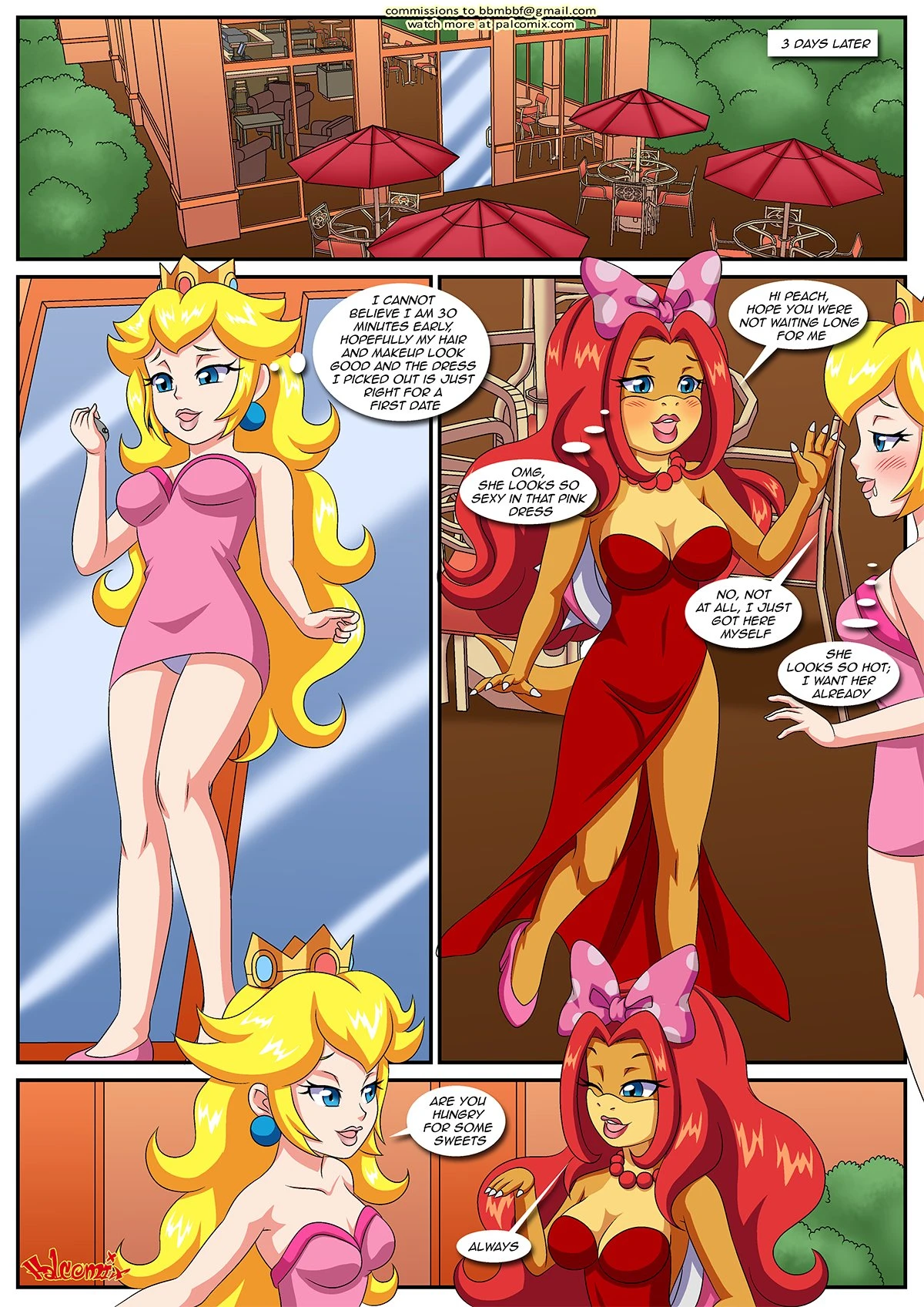 Peach X Wendy [Palcomix] - 2 . Peach X Wendy - Chapter 2 (Mario) [Palcomix] - Page 4
