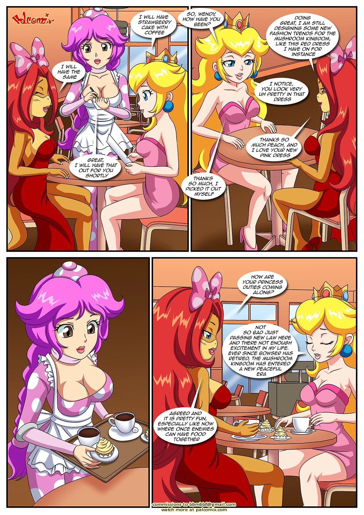 Peach X Wendy [Palcomix] - 2 . Peach X Wendy - Chapter 2 (Mario) [Palcomix] - Page 5