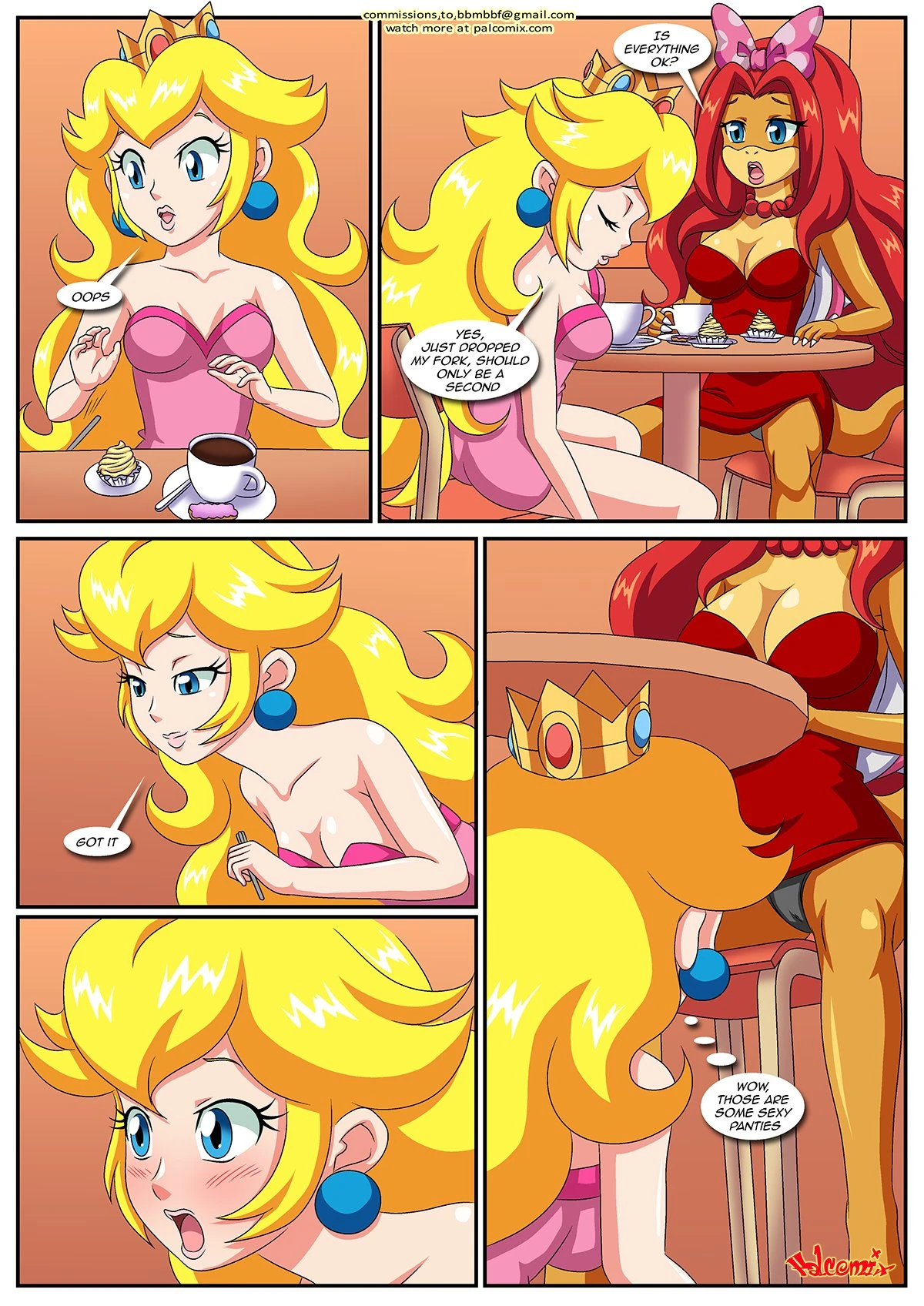 Peach X Wendy [Palcomix] - 2 . Peach X Wendy - Chapter 2 (Mario) [Palcomix] - Page 6