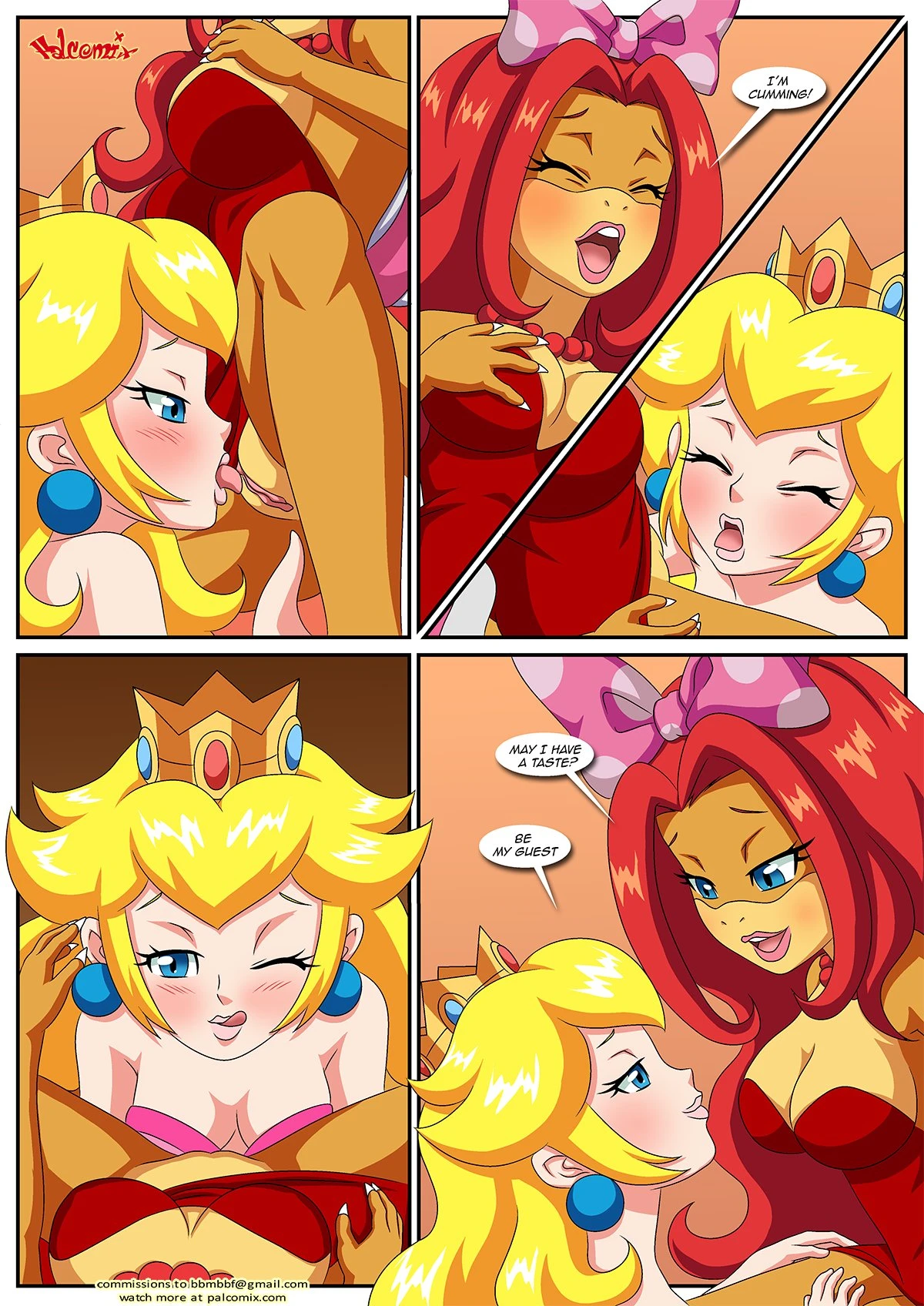 Peach X Wendy [Palcomix] - 2 . Peach X Wendy - Chapter 2 (Mario) [Palcomix] - Page 8