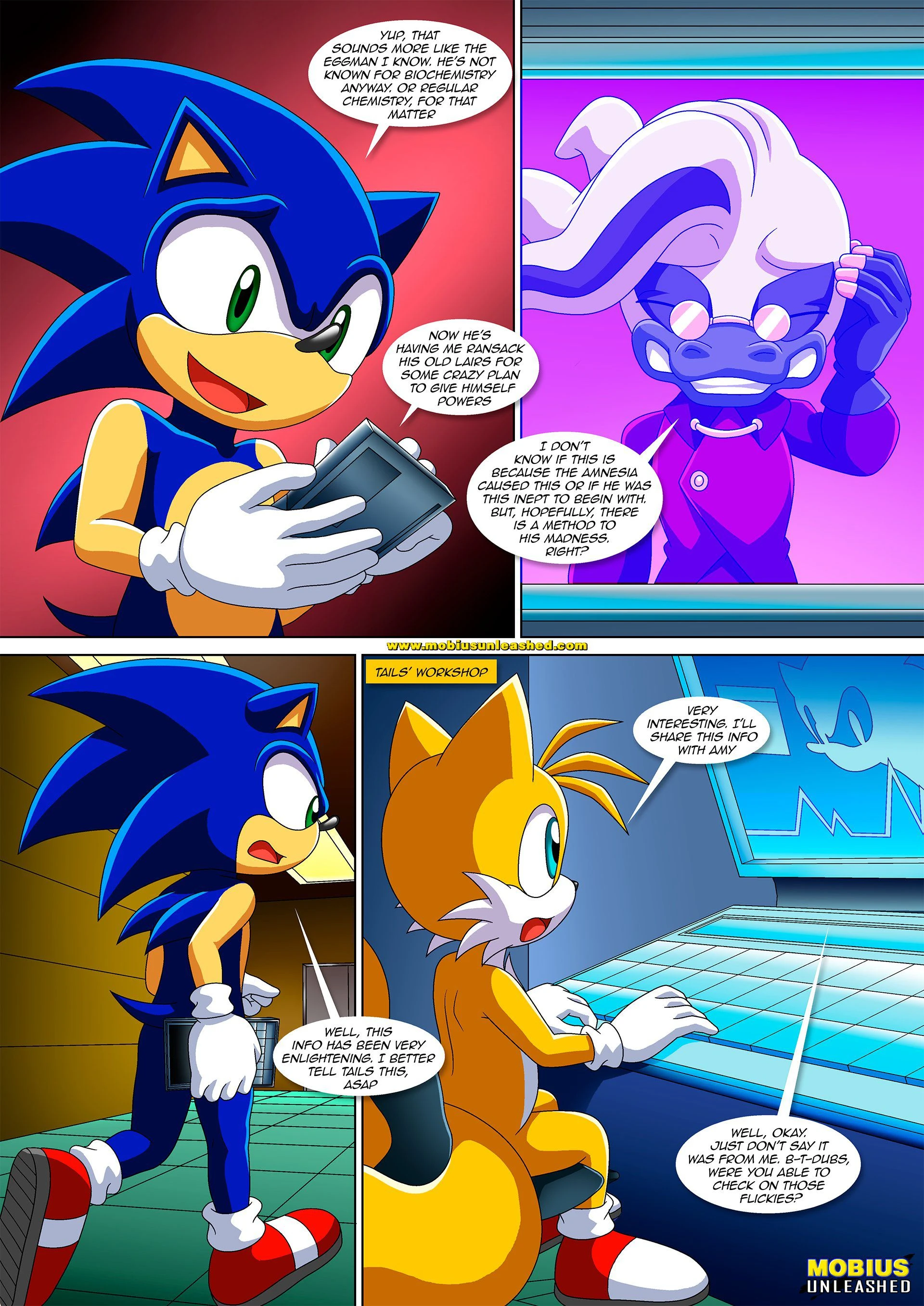 The Mayhem Of The Kinky Virus [Palcomix] - 3 . The Mayhem of the Kinky Virus - Chapter 3 (Sonic the Hedgehog) [Palcomix] - Page 21