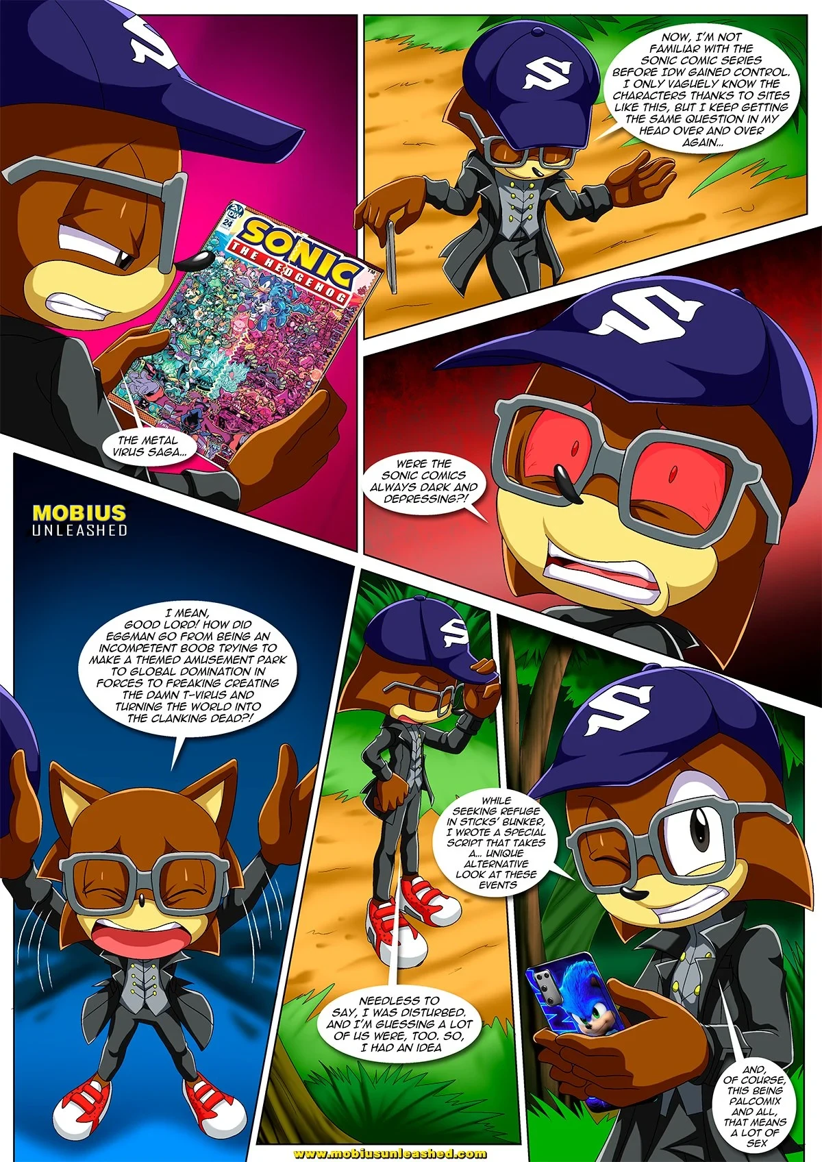 The Mayhem Of The Kinky Virus [Palcomix] - 1 . The Mayhem of the Kinky Virus - Chapter 1 (Sonic the Hedgehog) [Palcomix] - Page 3