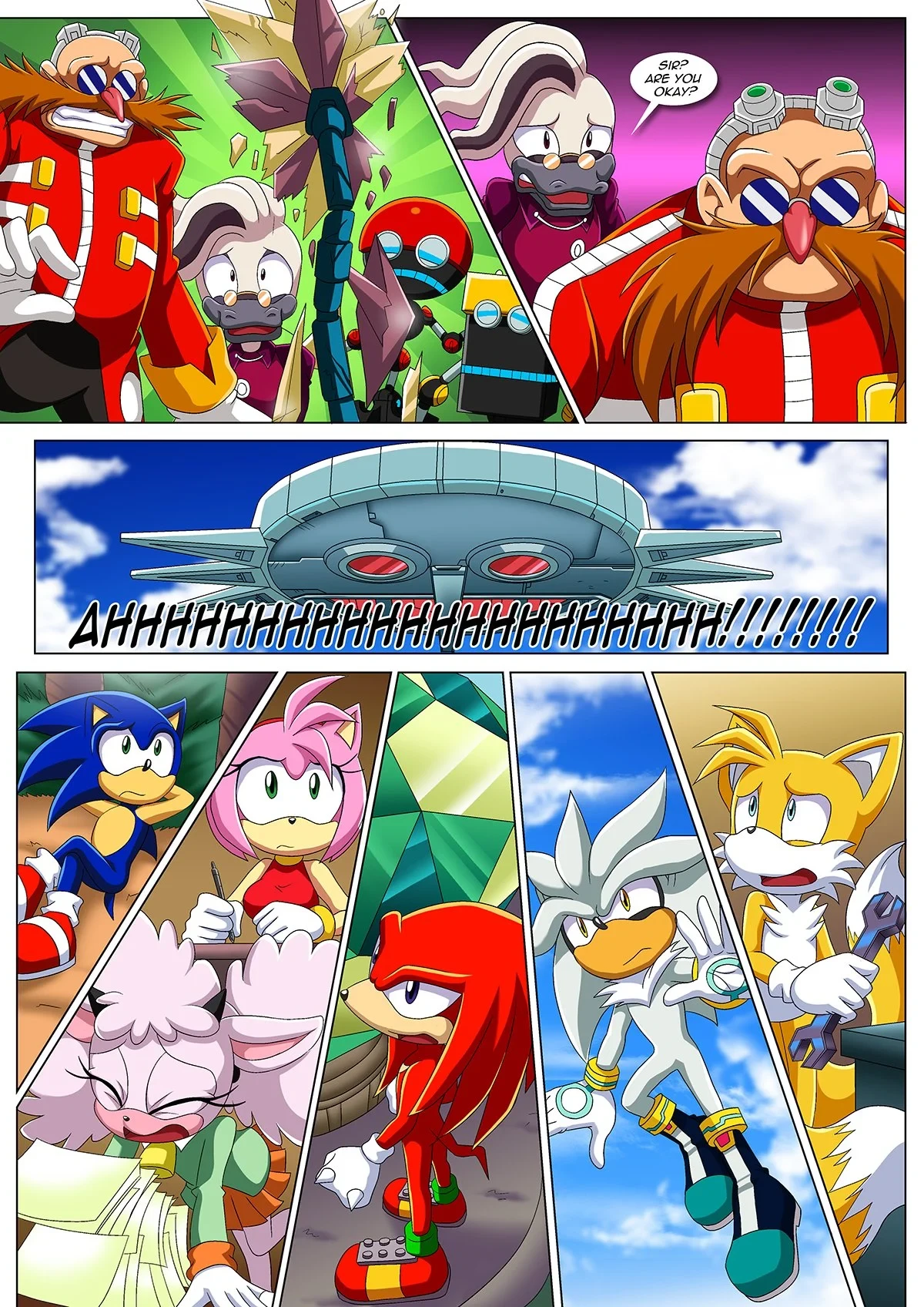 The Mayhem Of The Kinky Virus [Palcomix] - 1 . The Mayhem of the Kinky Virus - Chapter 1 (Sonic the Hedgehog) [Palcomix] - Page 7