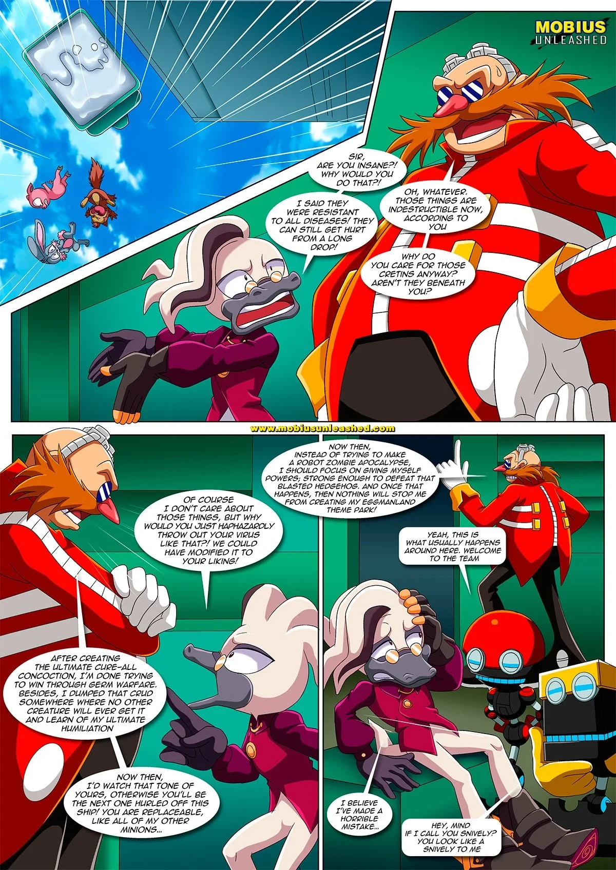 The Mayhem Of The Kinky Virus [Palcomix] - 1 . The Mayhem of the Kinky Virus - Chapter 1 (Sonic the Hedgehog) [Palcomix] - Page 8