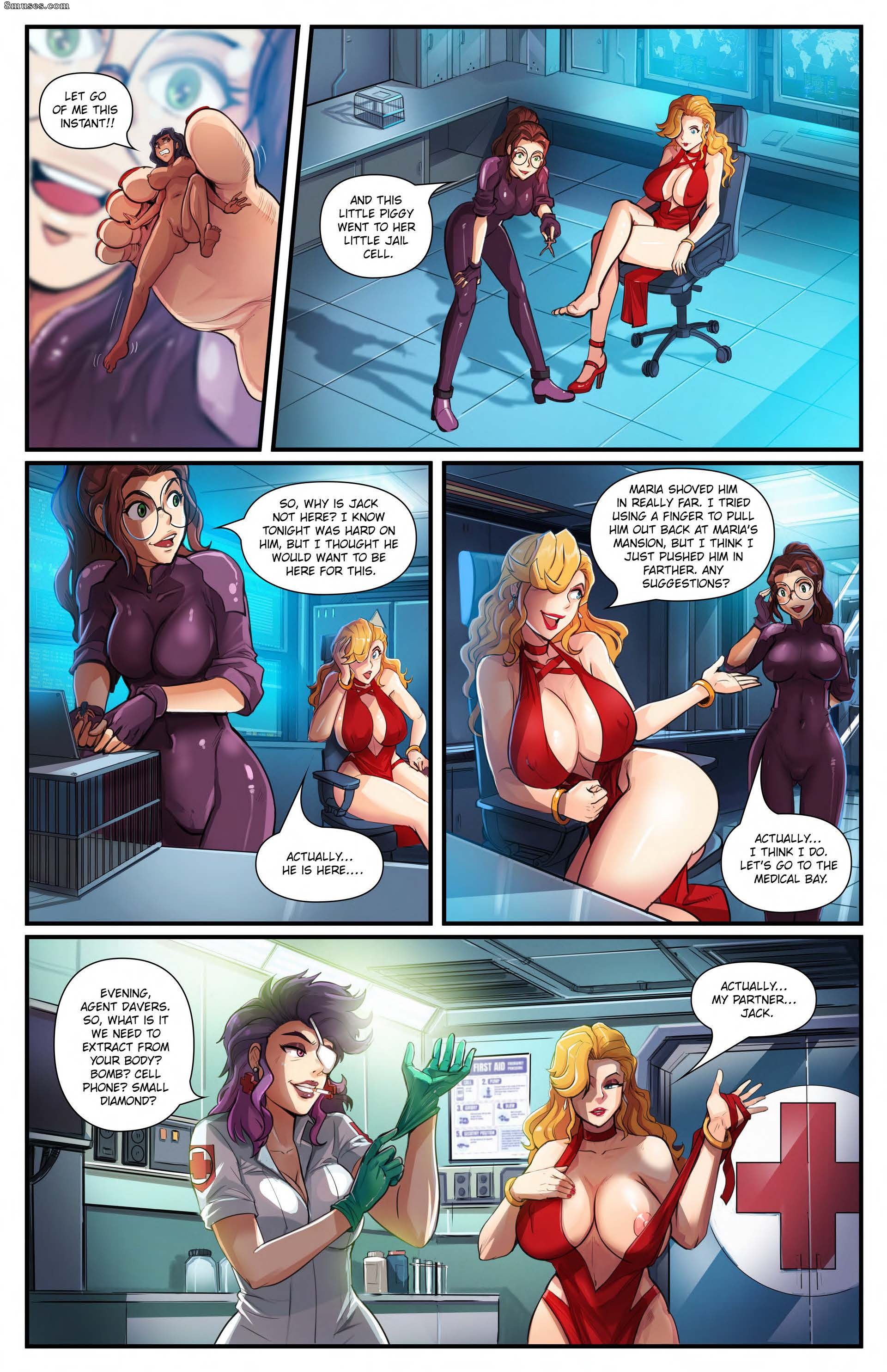 Super spy 5 giantess comic