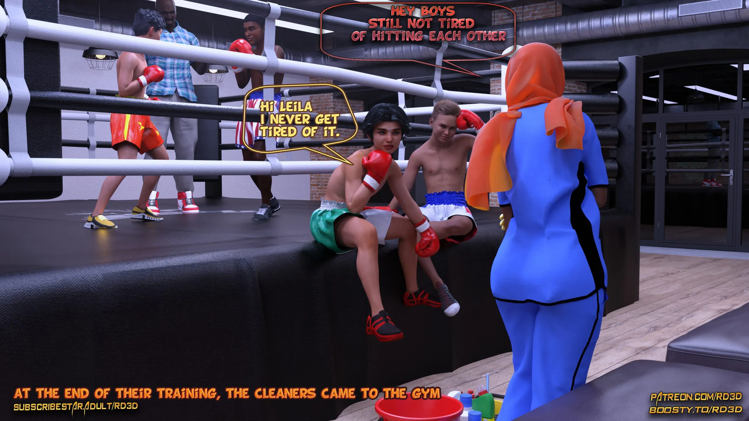 Lust Predators: Hijab Amateurs [Real-Deal 3D] - 14 . Lust Predators - Hijab Amatures - Chapter 14 - Fight Club - Page 8