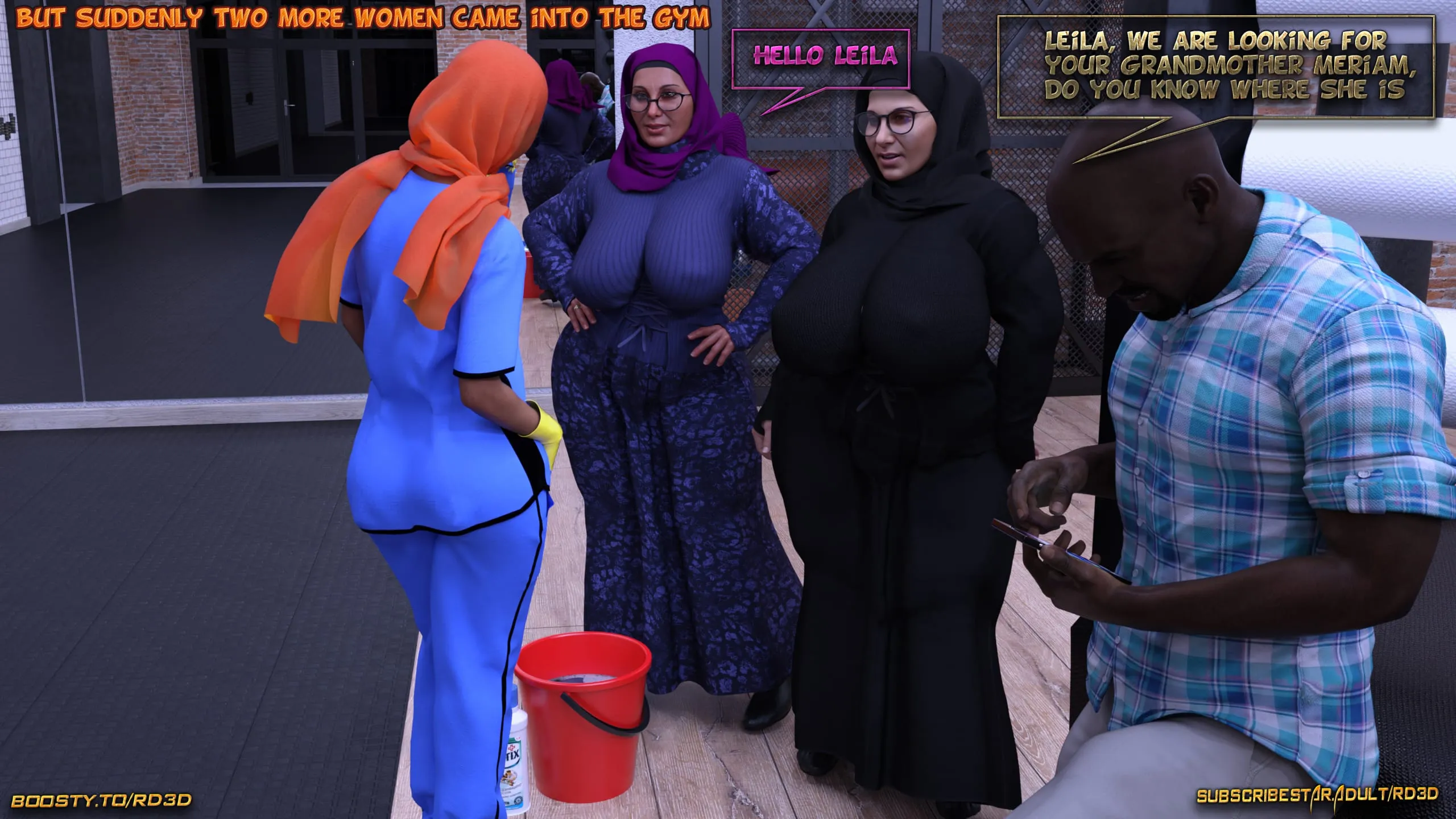 Lust Predators: Hijab Amateurs [Real-Deal 3D] - 14 . Lust Predators - Hijab Amatures - Chapter 14 - Fight Club - Page 35