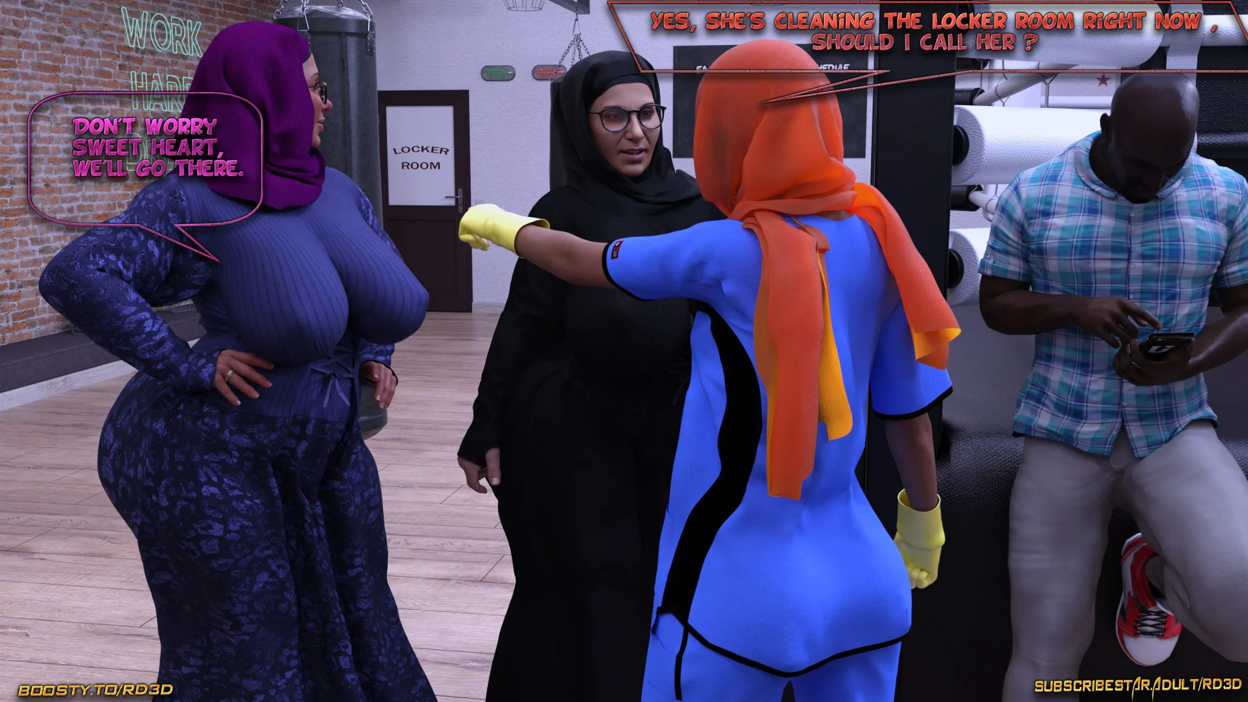 Lust Predators: Hijab Amateurs [Real-Deal 3D] - 14 . Lust Predators - Hijab Amatures - Chapter 14 - Fight Club - Page 36