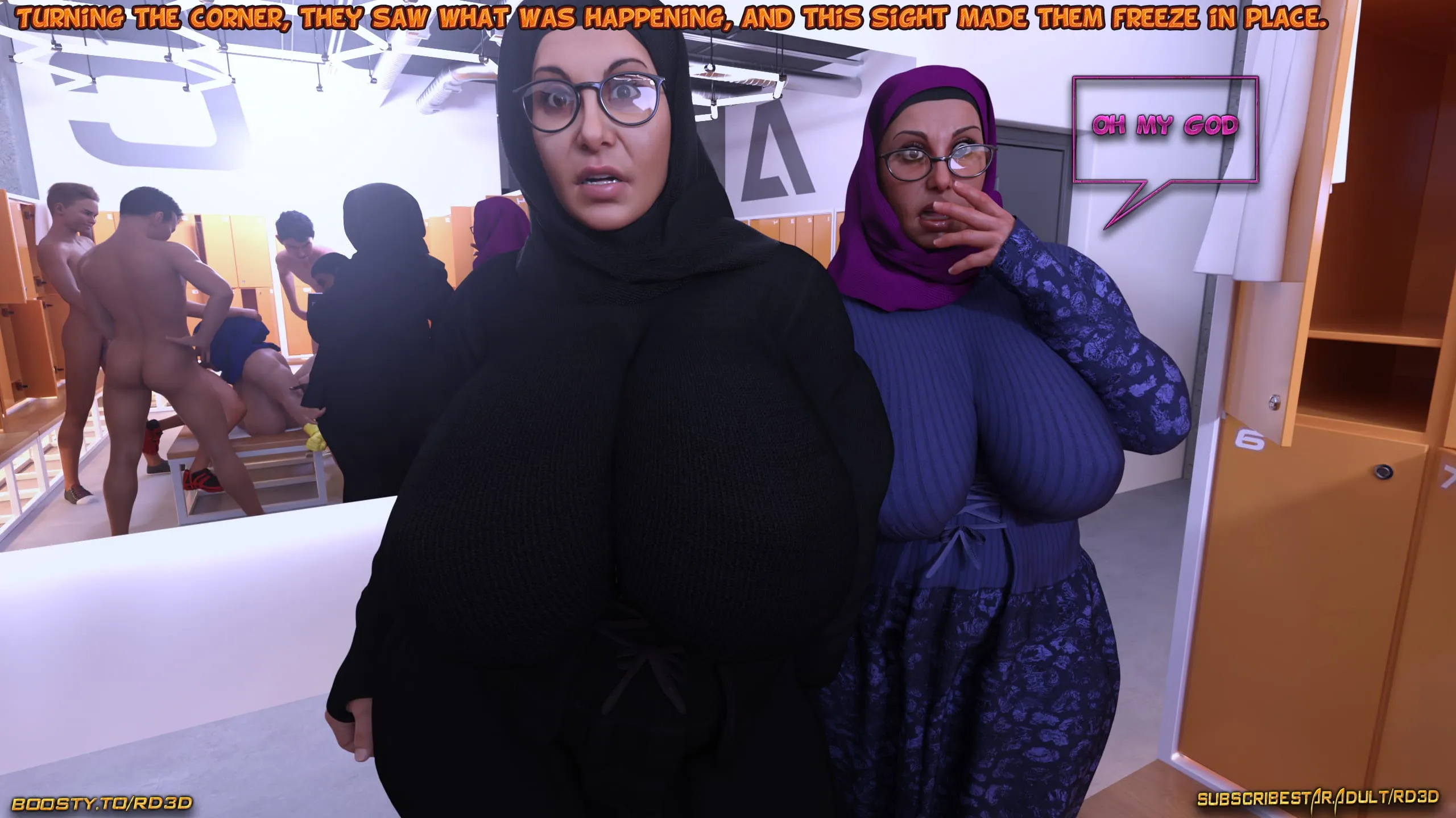 Lust Predators: Hijab Amateurs [Real-Deal 3D] - 14 . Lust Predators - Hijab Amatures - Chapter 14 - Fight Club - Page 38