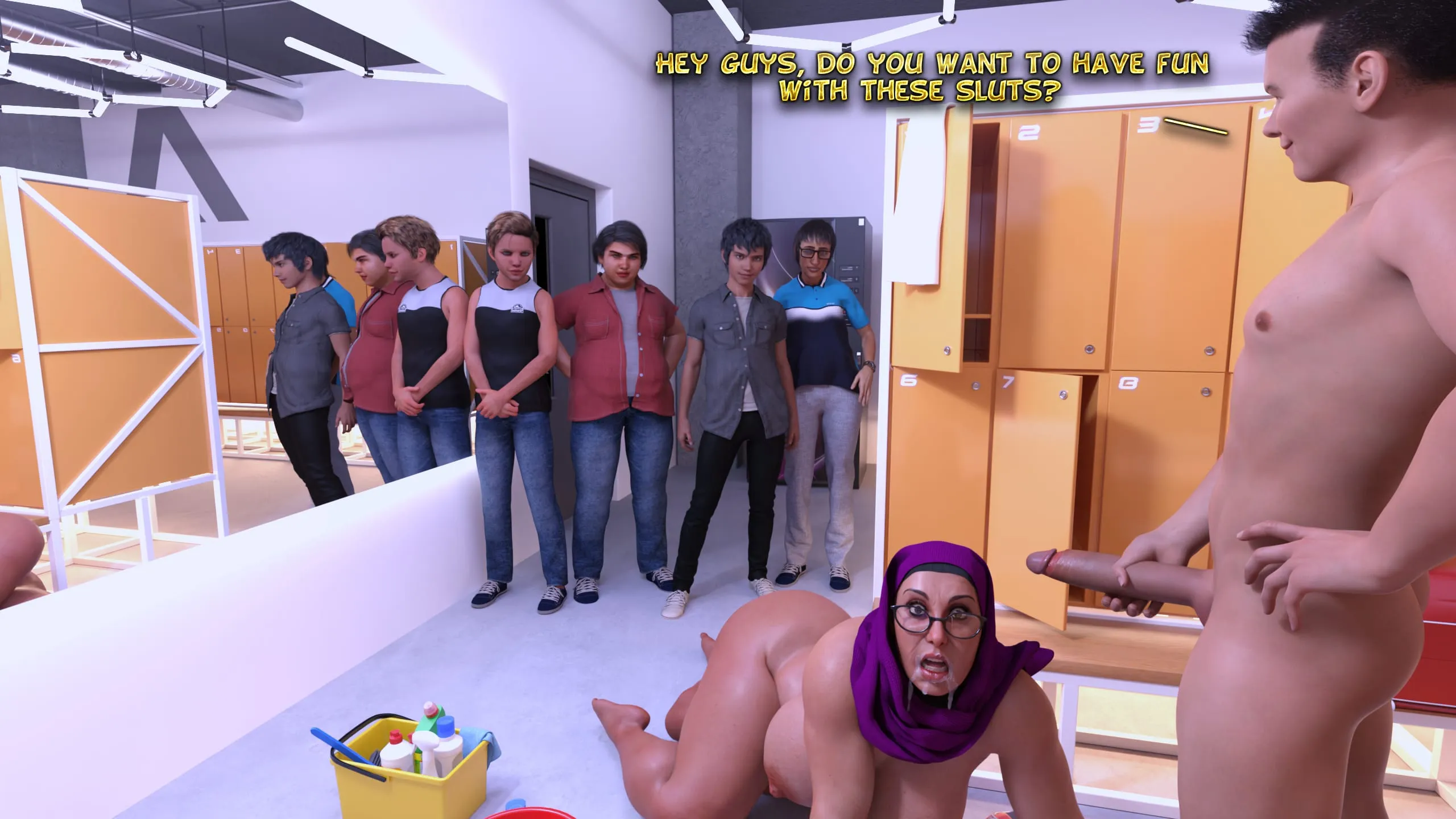 Lust Predators: Hijab Amateurs [Real-Deal 3D] - 14 . Lust Predators - Hijab Amatures - Chapter 14 - Fight Club - Page 83