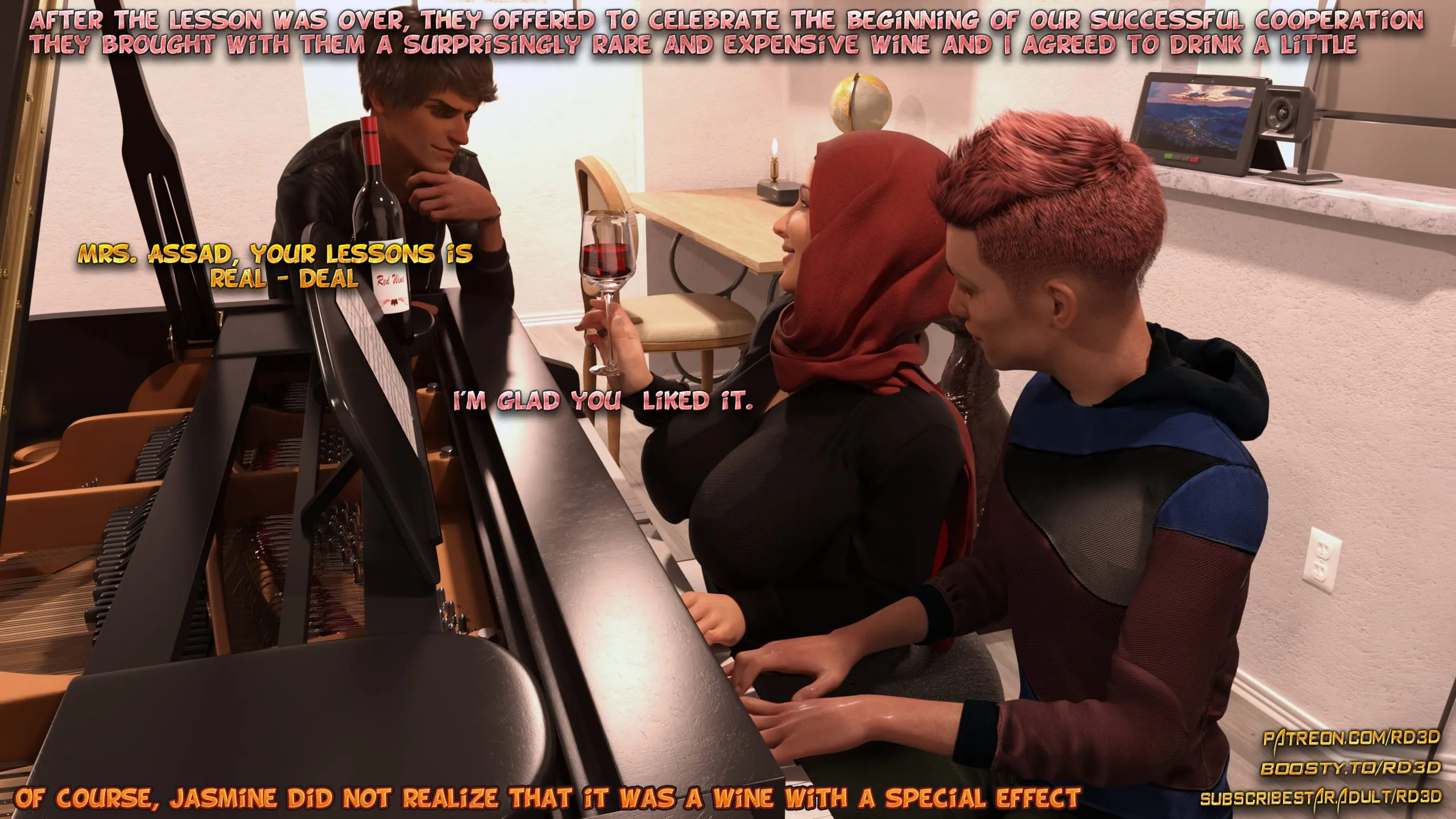 Lust Predators: Hijab Amateurs [Real-Deal 3D] - 8 .2 . Hijab Amatures - Analyze This - Chapter 8 - Page 9
