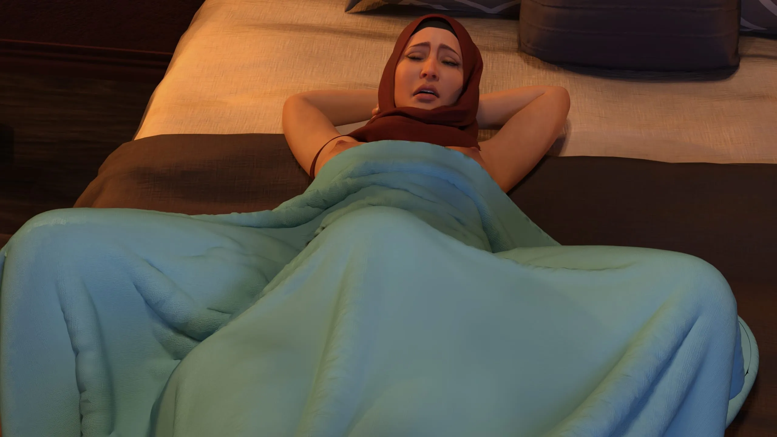 Lust Predators: Hijab Amateurs [Real-Deal 3D] - 7 . Hijab Amateures - Night Visit For Fatima 1 - Chapter 7 - Page 75