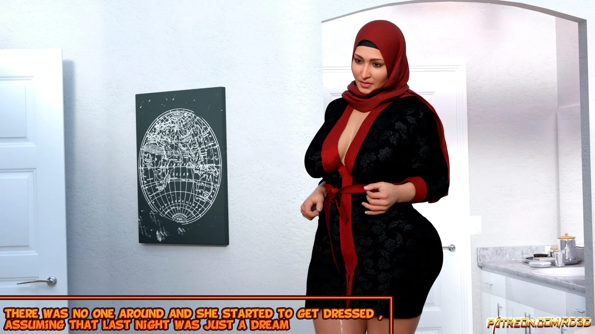 Lust Predators: Hijab Amateurs [Real-Deal 3D] - 7 .2. Hijab Amateures - Night Visit For Fatima 3 - Page 31