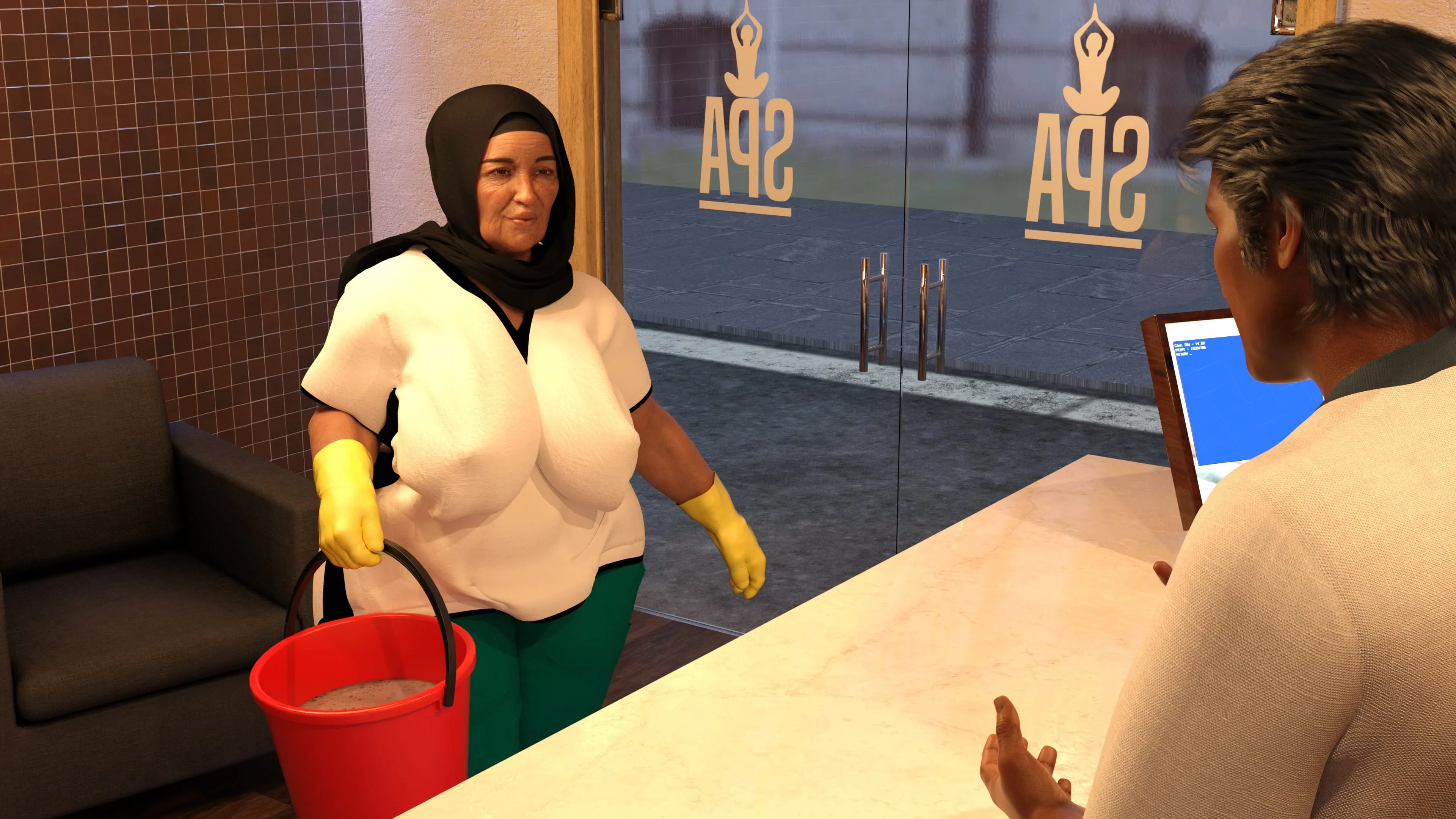Lust Predators: Hijab Amateurs [Real-Deal 3D] - 11.5 . Hijab Amatures - Spa - Chapter 11 - Page 7